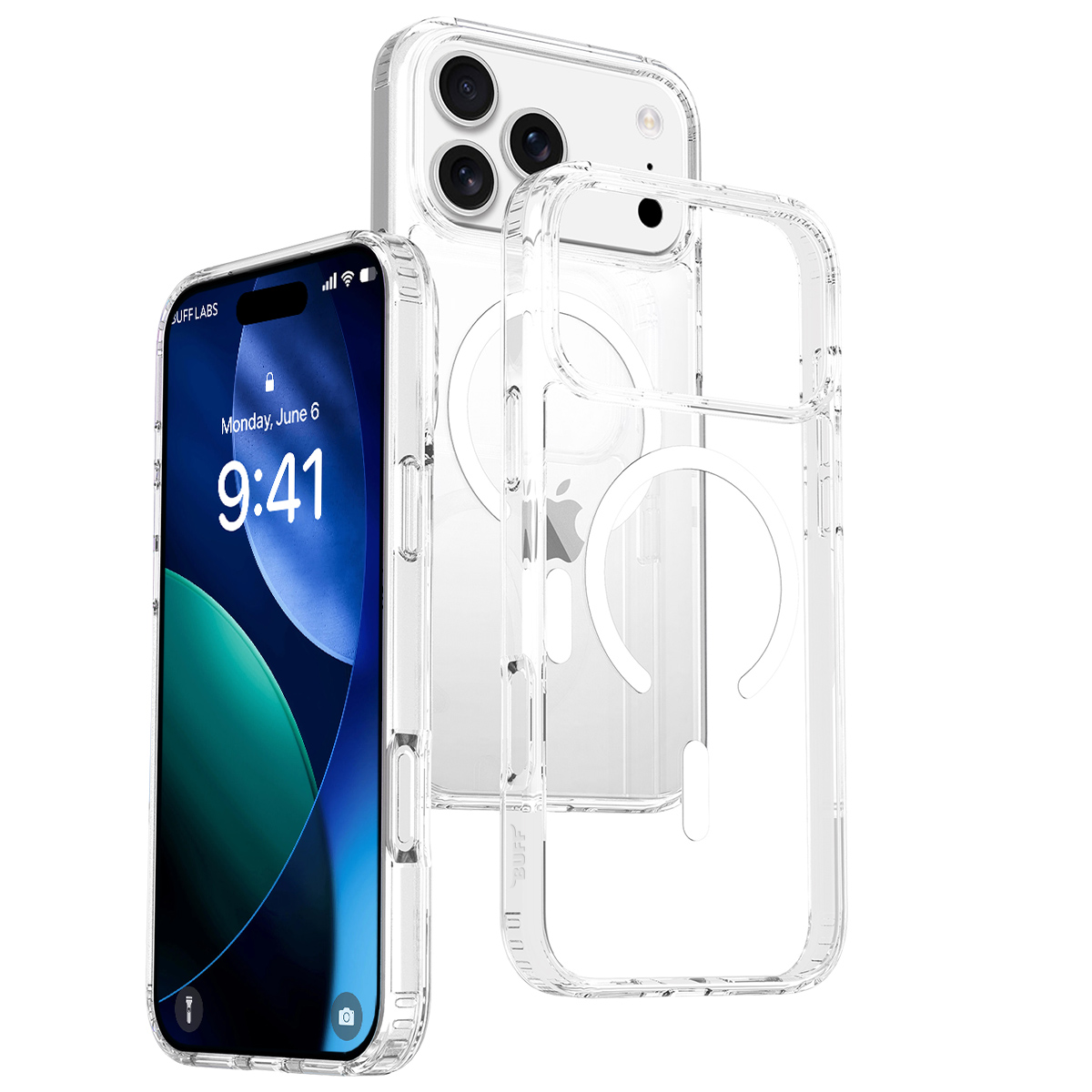 Buff iPhone 17 Pro Max Şeffaf Kılıf - Magsafe Air  8684387705035