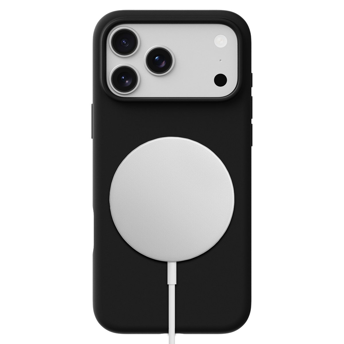 Buff iPhone 18 Pro / 17 Pro MagSafe Rubber Fit Kılıf - Siyah 8684387708395