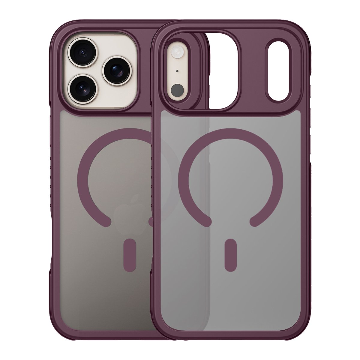Buff iPhone 18 Pro / 17 Pro MagSafe Air Bumper Kılıf - Dark Cherry 8684387708500
