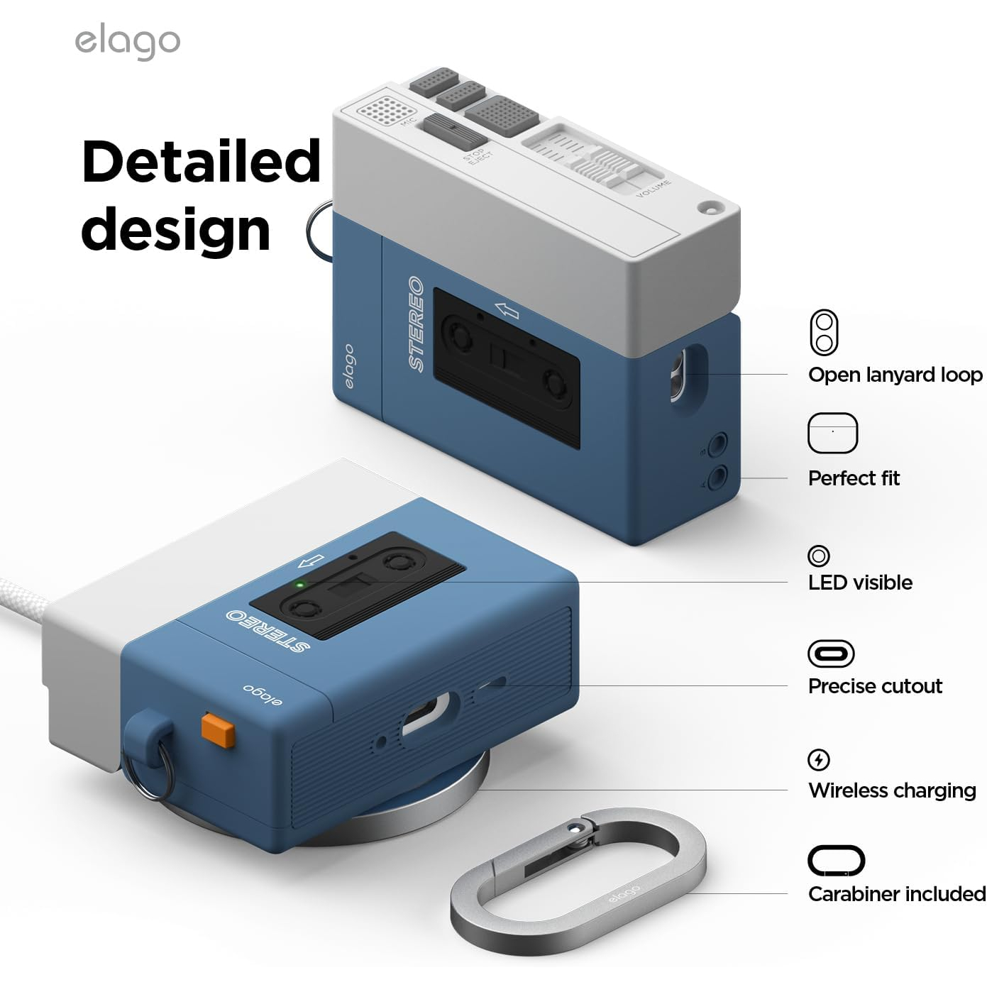 Elago Apple AirPods Pro 3 Kılıf - Kaset Çalar 8800254480823