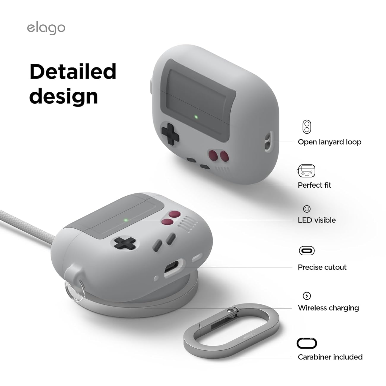 Elago Apple AirPods Pro 3 Kılıf – Retro Oyun Konsolu 8800254480847
