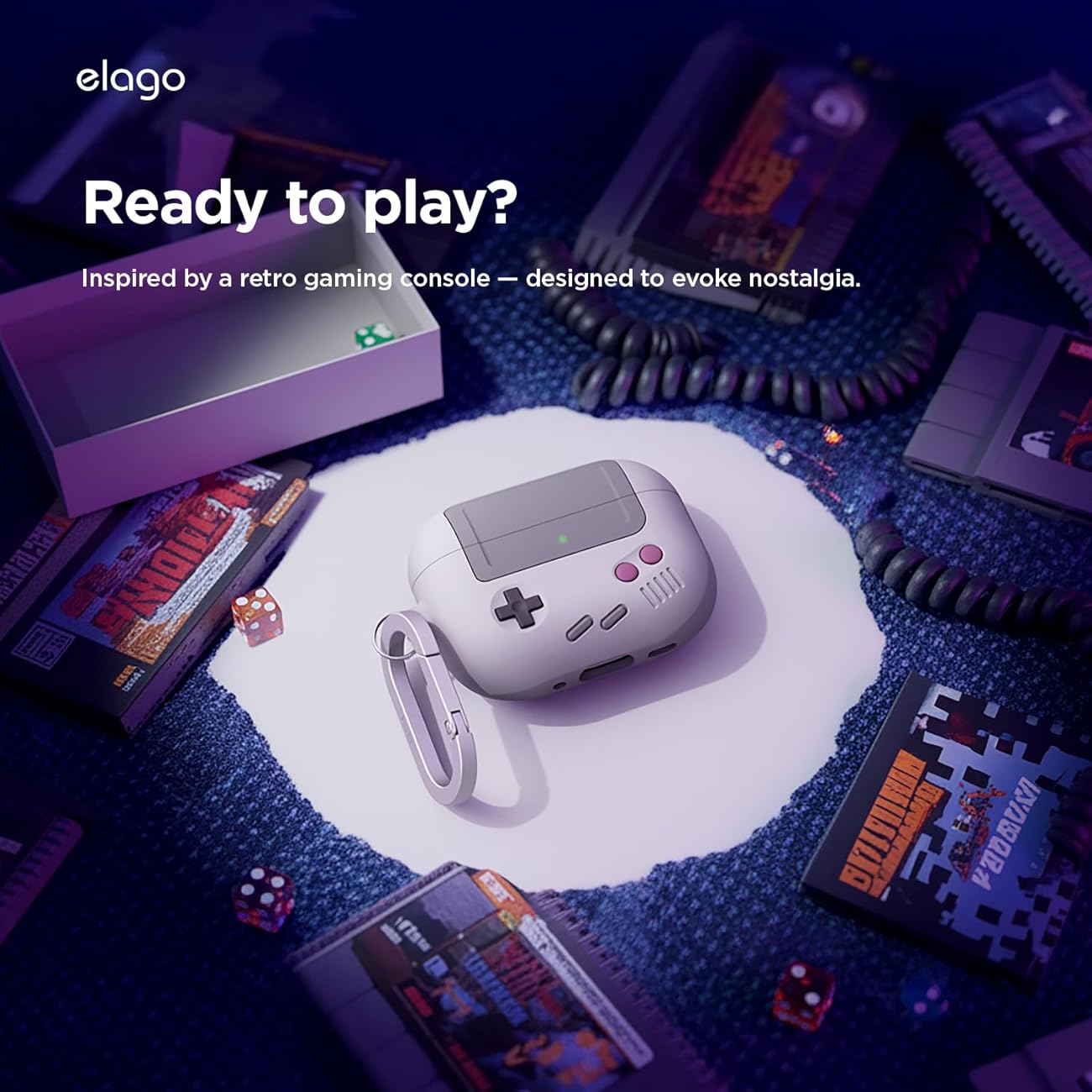 Elago Apple AirPods Pro 3 Kılıf – Retro Oyun Konsolu 8800254480847