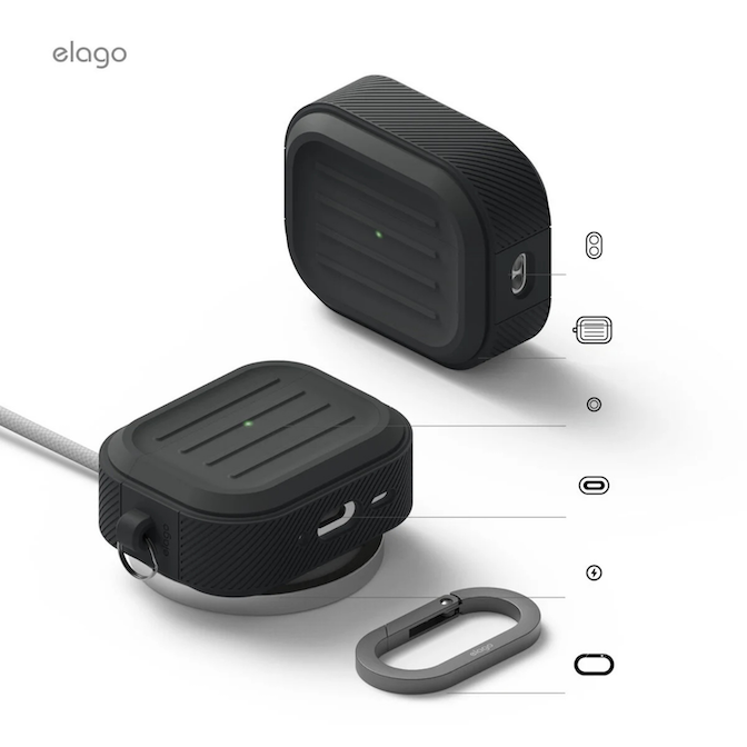 Elago Apple AirPods Pro 3 Zırh Kılıf 8800254480878