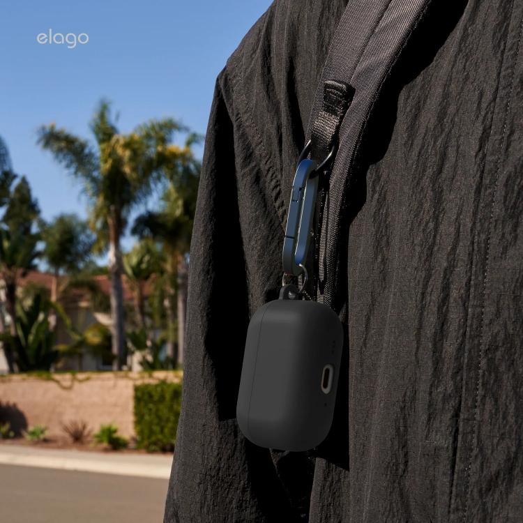 Elago Apple AirPods Pro 3 Liquid Hybrid Hang Kılıf – Siyah 8800254480892