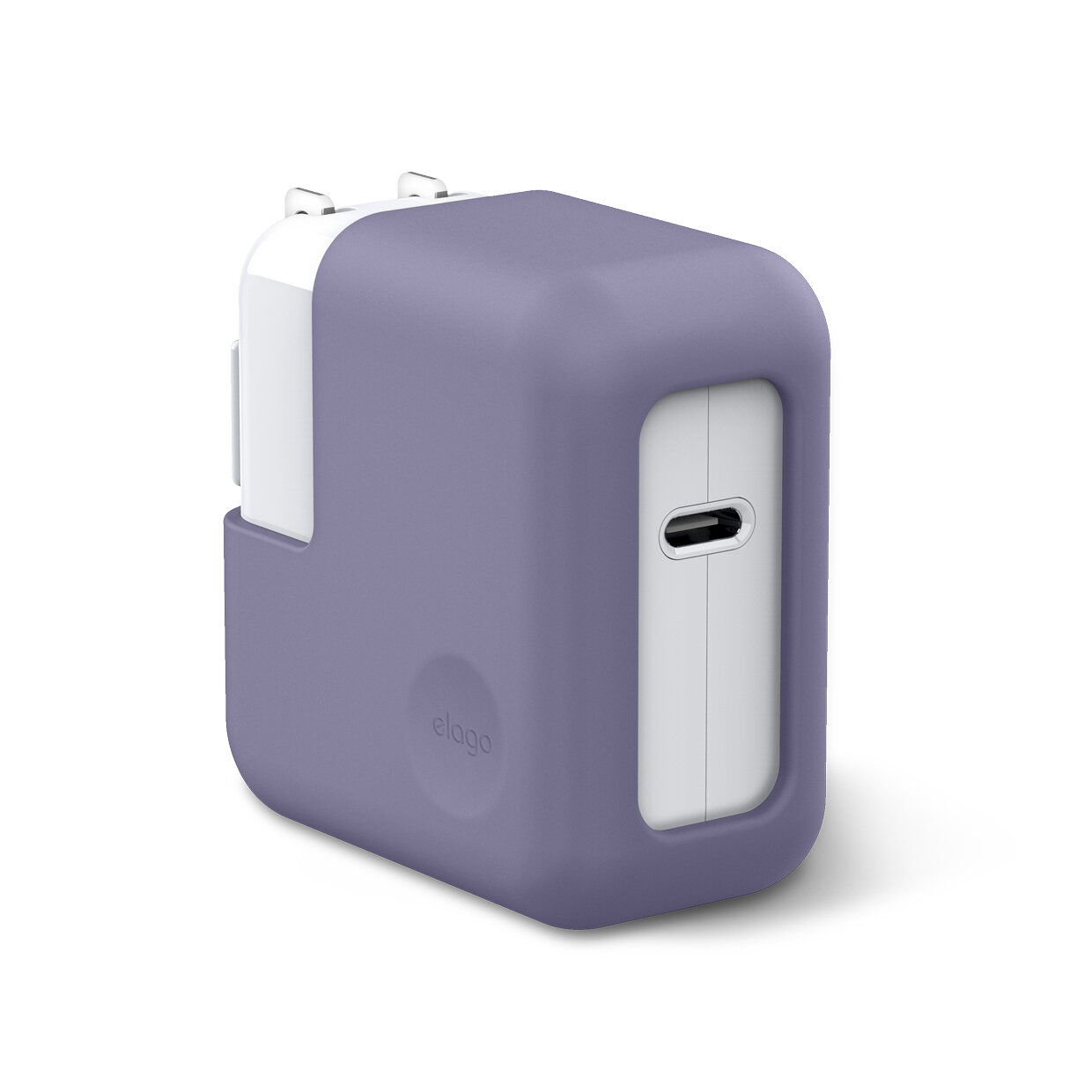 Elago Apple MacBook Güç Adaptörü Koruyucu Silikon Kılıf - Lavanta 8809667653725