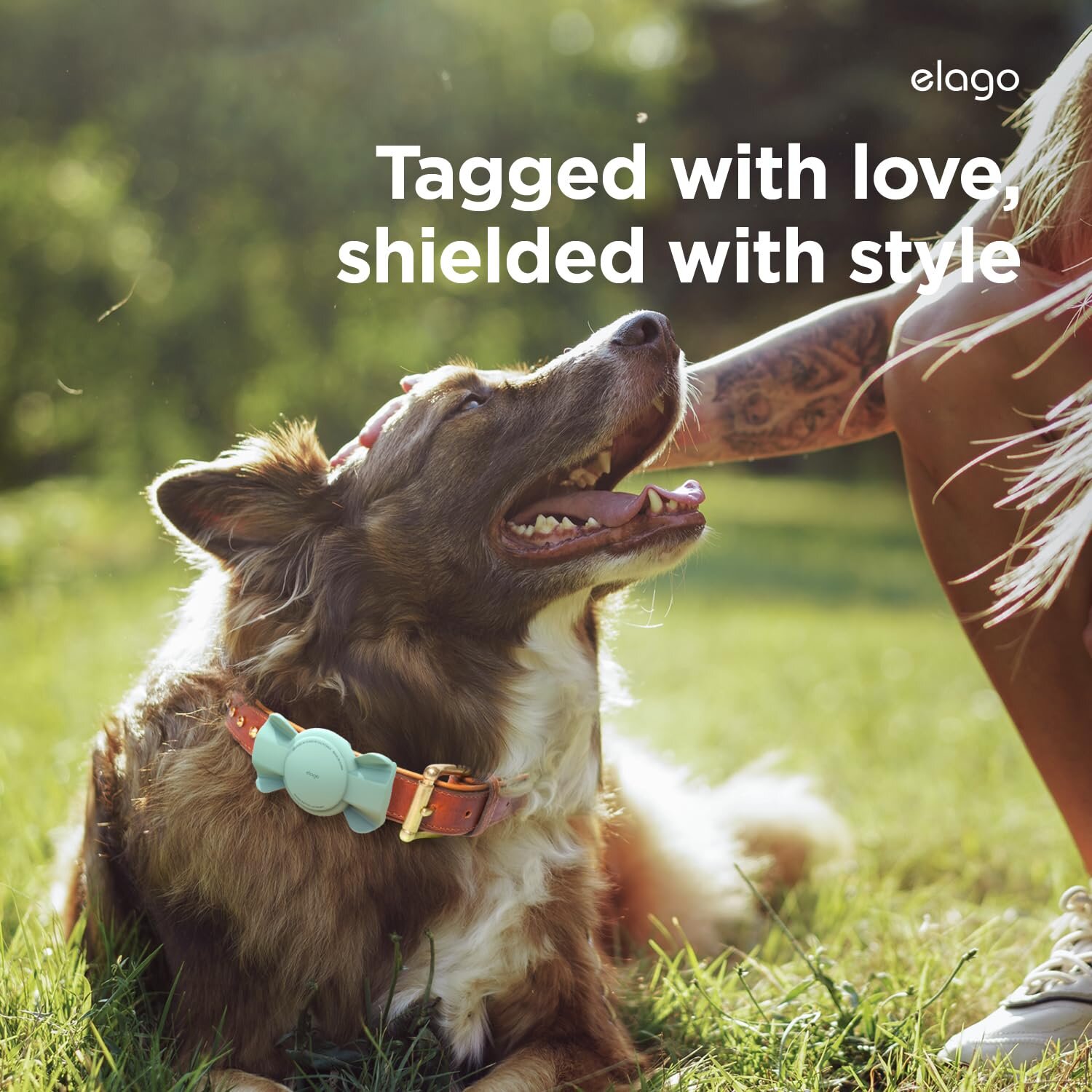 Elago Apple Silikon Pet Ribbon AirTag Kılıfı - Pembe 8809919811750