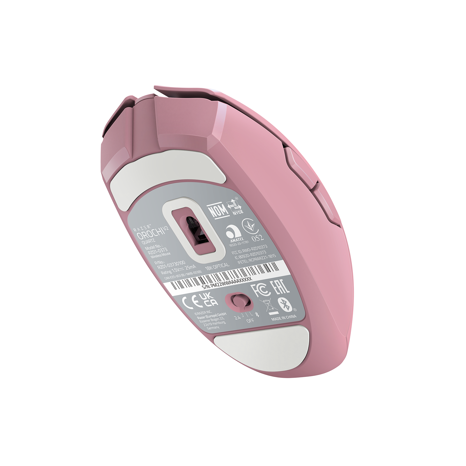 RAZER,OROCHI V2 KBS.MOUSE,QUARTZ 8886419334200