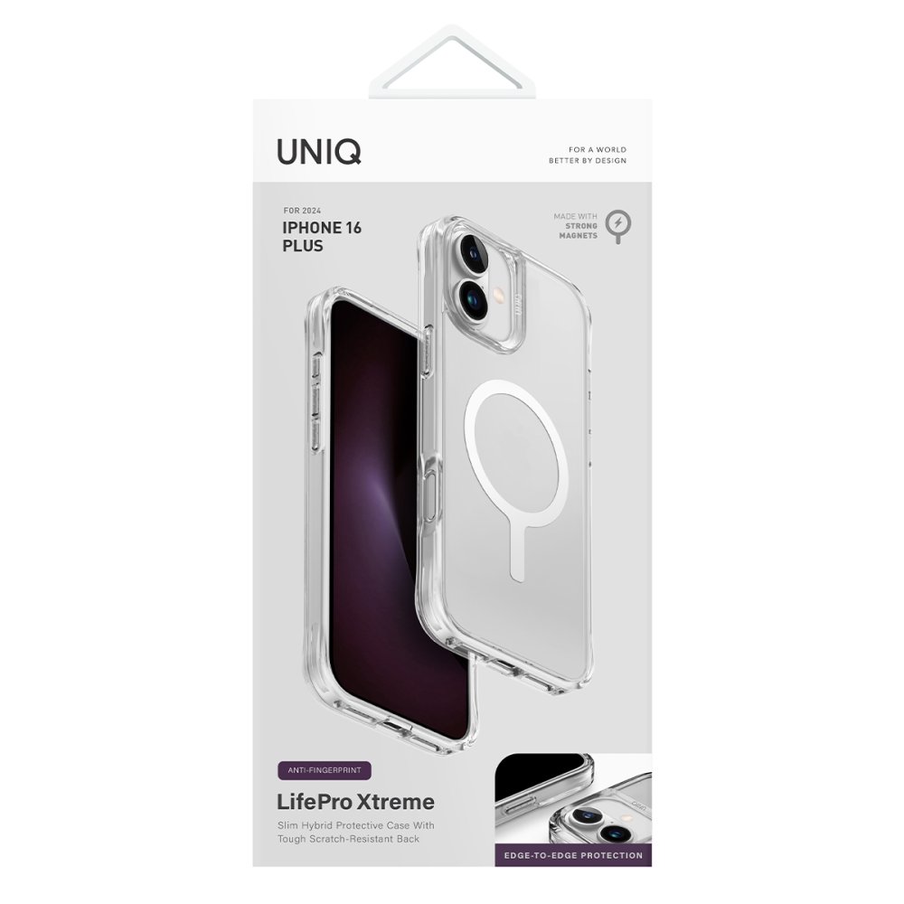Uniq iPhone 16 LifePro Xtreme Magsafe Kapak-Şeffaf 8886463689431