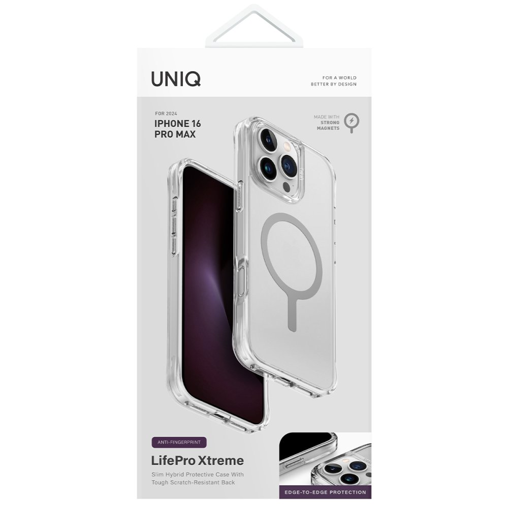 Uniq iPhone 16 Pro LifePro Magsafe Kapak - Şeffaf 8886463689653