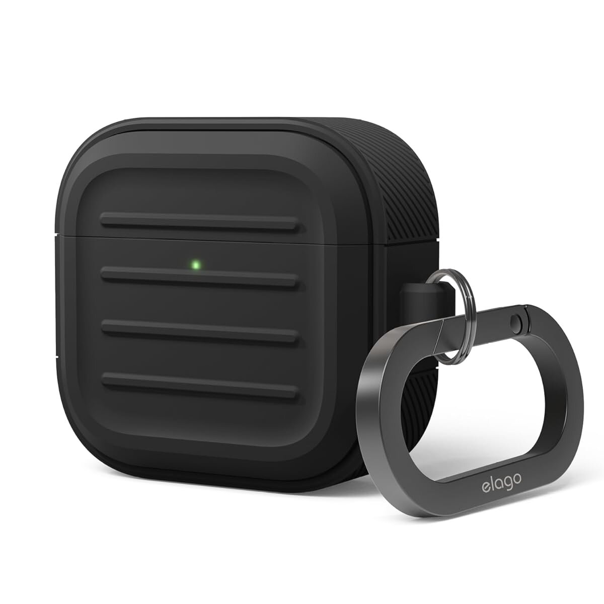 KA-Elago AirPods4 Armor Hang Case-Black EAP4AM-HANG-BK