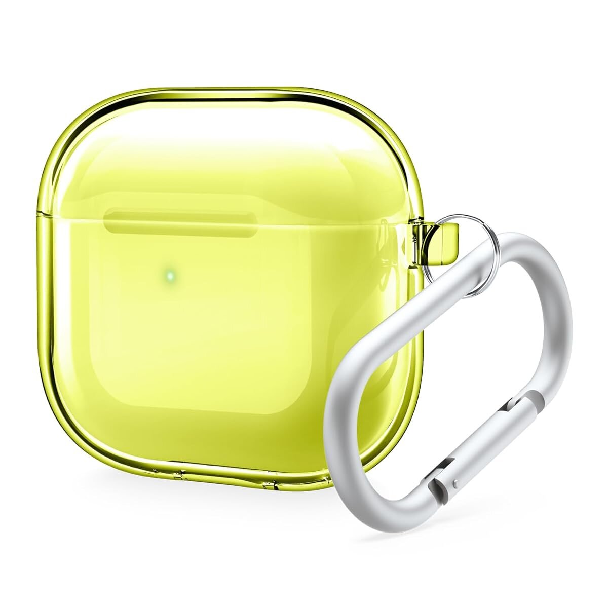 KA-Elago AirPods4 Clear Hang case-Neon Yellow EAP4CL-HANG-NYE
