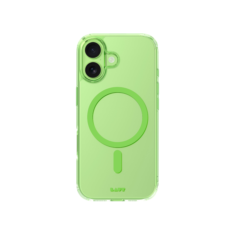 Laut iPhone 17 Crystal Fluro MagSafe Uyumlu Kılıf - Yeşil L_IP25A_CF_GN