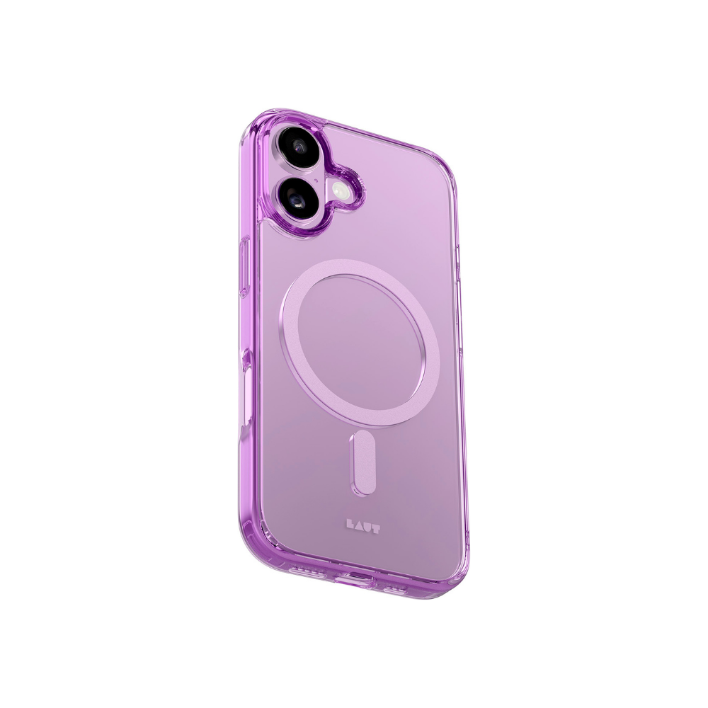 Laut iPhone 17 Crystal Fluro MagSafe Uyumlu Kılıf - Pembe L_IP25A_CF_P
