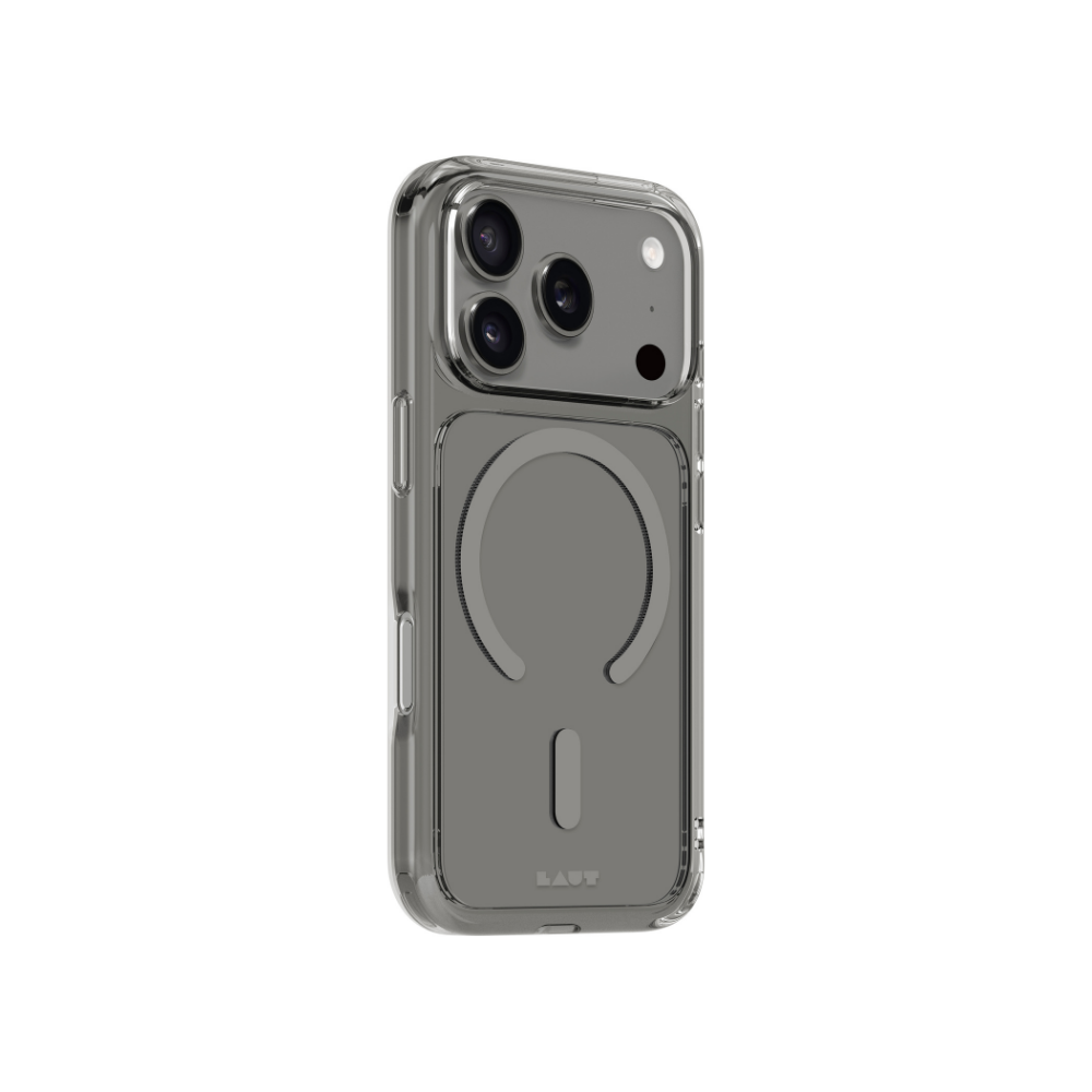 Laut iPhone 17 Pro Crystal Fluro MagSafe Uyumlu Kılıf - Gri L_IP25B_CF_GY