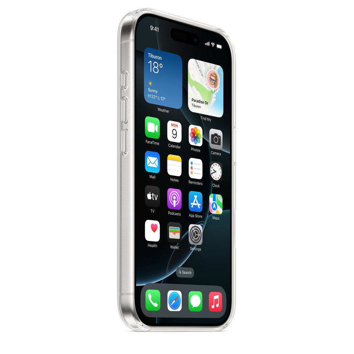 iPhone 16 Pro için MagSafe özellikli Şeffaf Kılıf MA7E4ZM/A