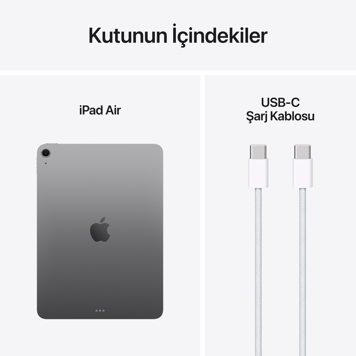 Apple 11 inç iPad Air M3 Wi-Fi 128GB Uzay Grisi MC9W4TU/A