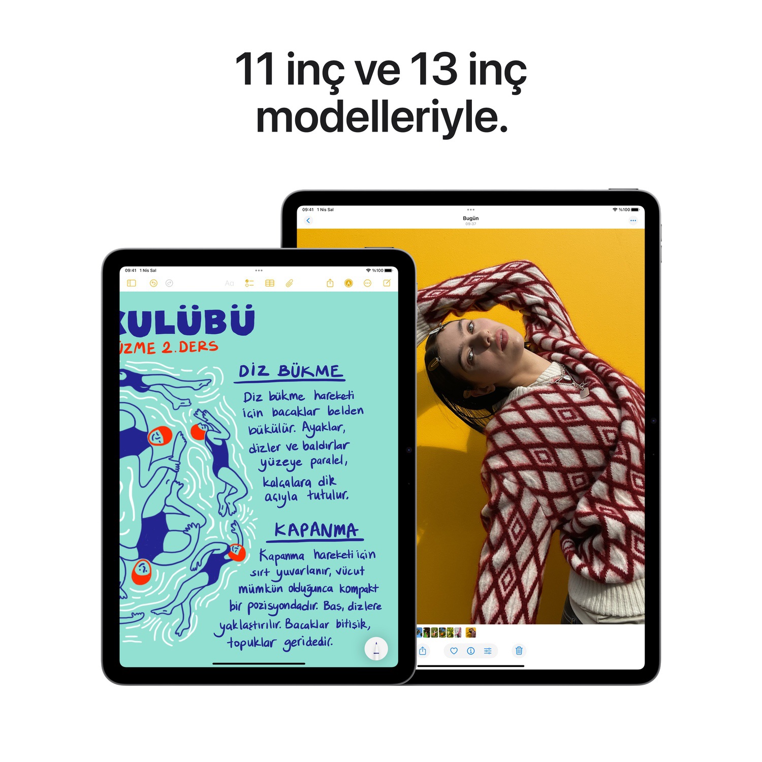 Apple 11 inç iPad Air M3 Wi-Fi 512GB Uzay Grisi MCA74TU/A