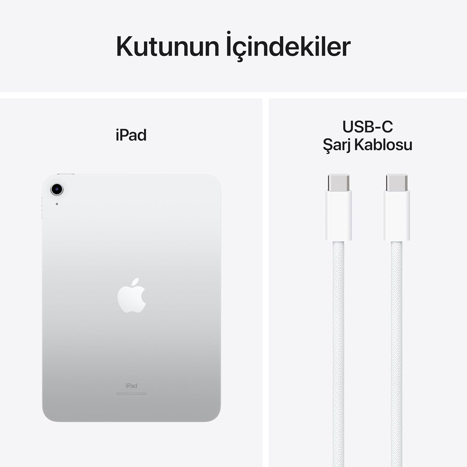 Apple 10.9 inç iPad Wi-Fi 64GB - Gümüş  MCM74TU/A