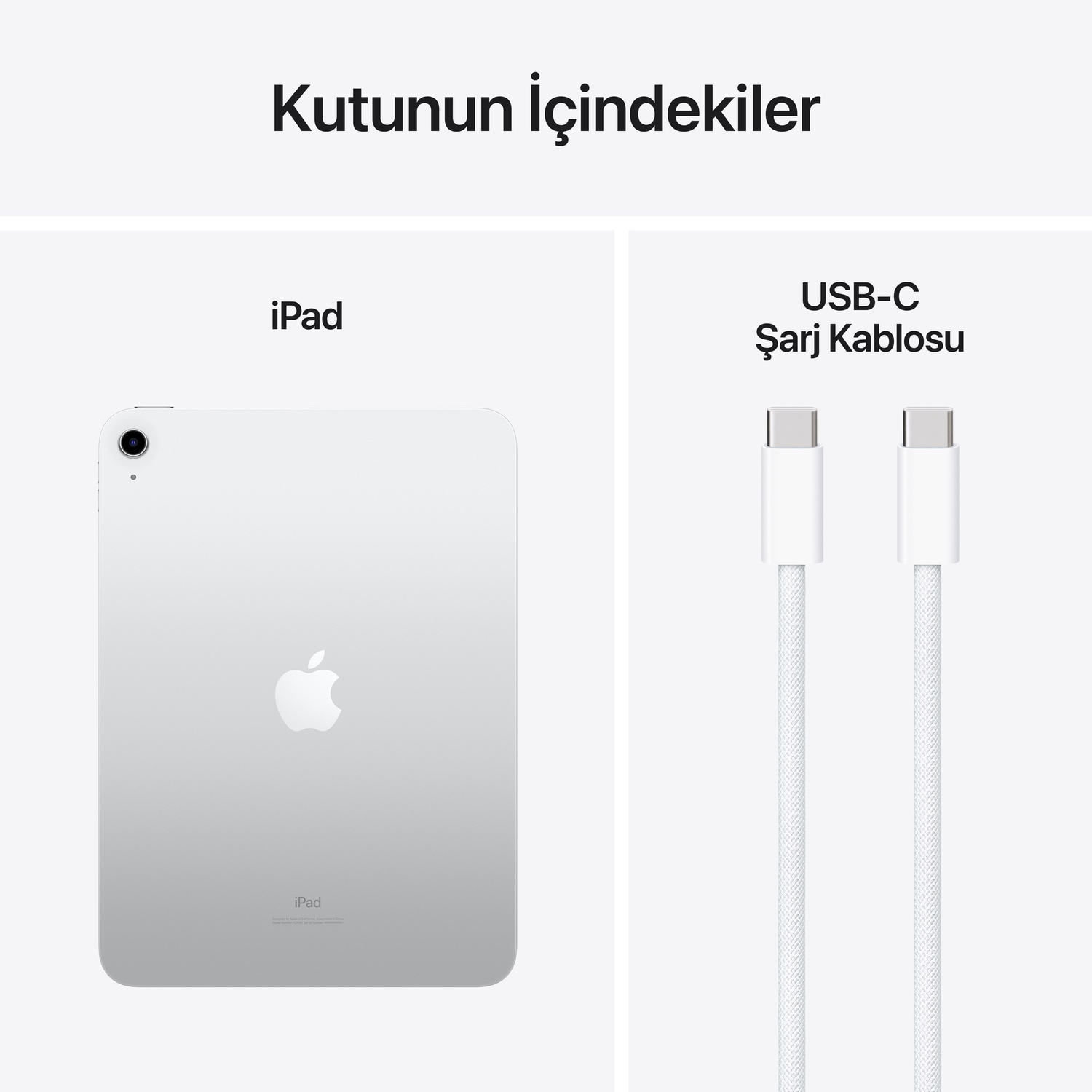 Apple 10.9 inç iPad Wi-Fi 256GB - Gümüş  MCMD4TU/A