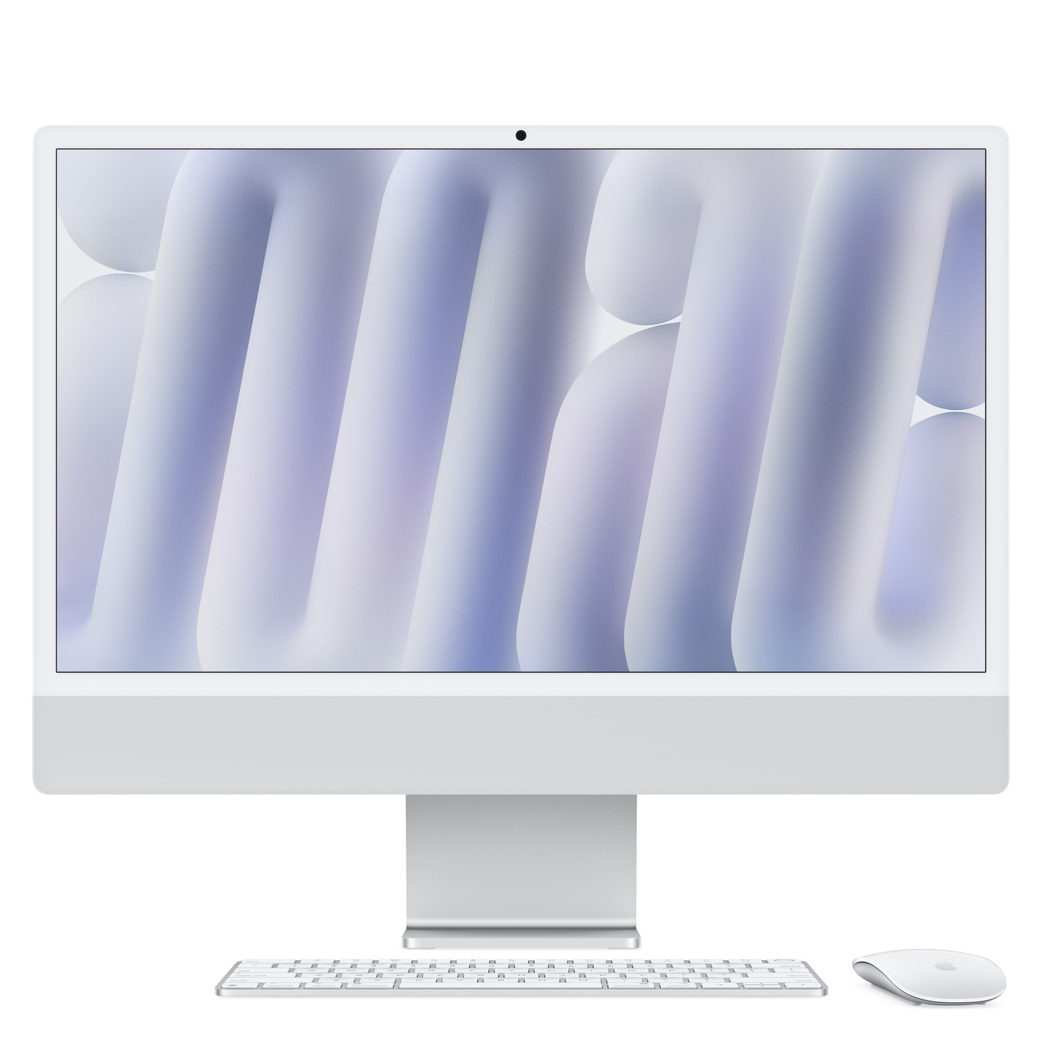 Apple iMac 24inc Retina 4.5K,Nano-texture ekran, M4 10-core CPU, 10-core GPU, 16GB Bellek, 256GB SSD, Gümüş  MD3H4TU/A