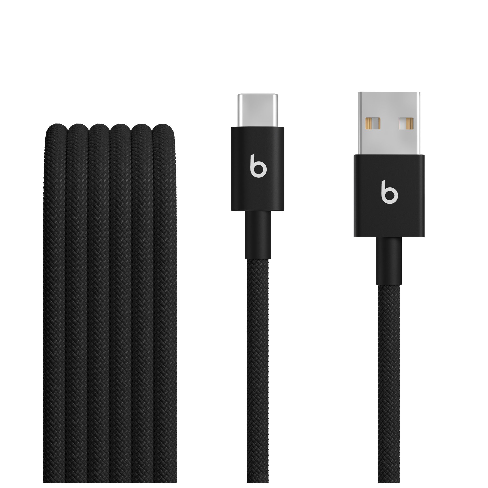 İkili Paket USB-A’dan USB-C’ye Örgülü Kablo – Jet Siyah MDGH4EE/A