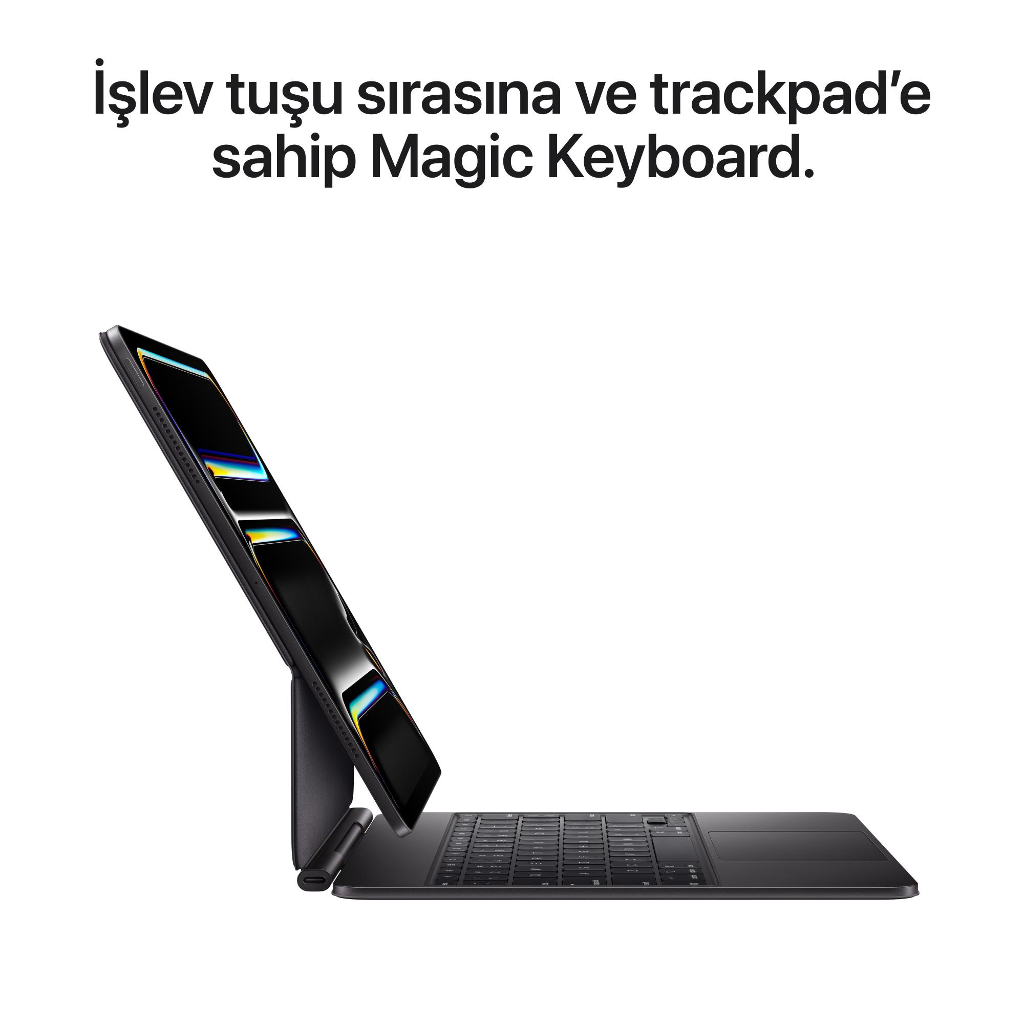 Apple 11 inç iPad Pro M5 Wi-Fi + Cellular 2TB Nano-Texture Cam Uzay Siyahı ME6C4TU/A