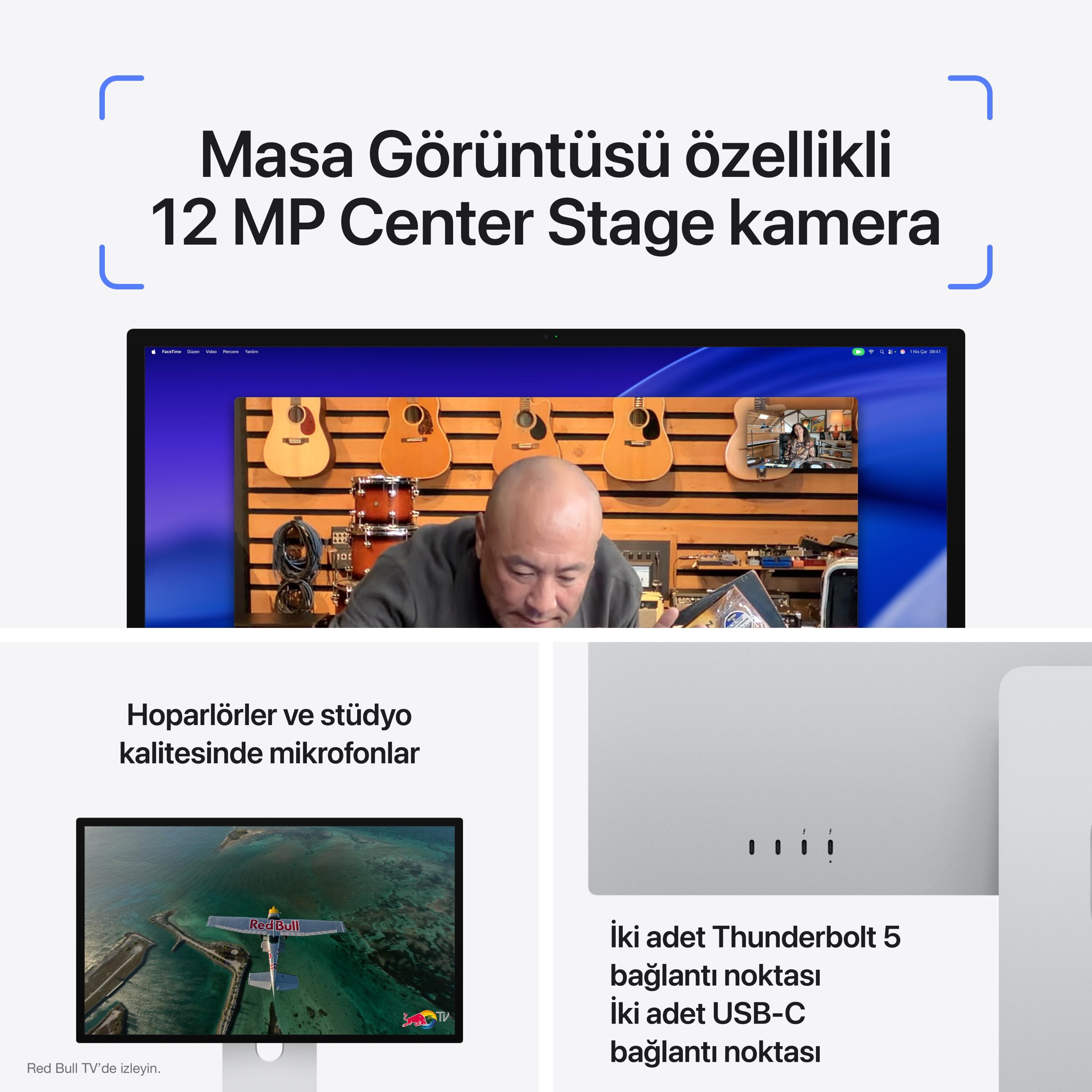 Studio Display XDR - Standart cam - Eğim ve yükseklik ayarlı stant MFEL4TU/A