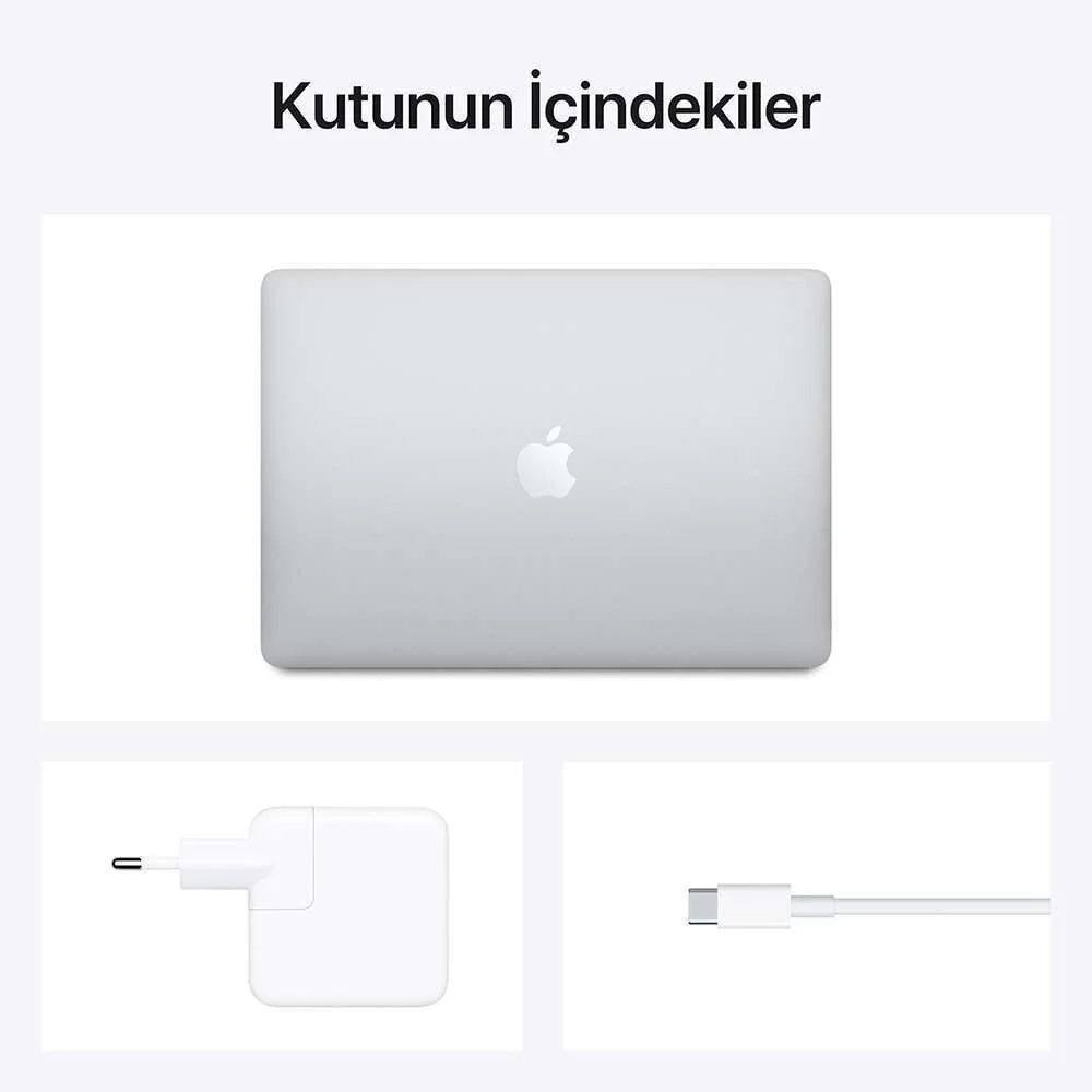 Apple MacBook Air 13 inç Apple M1 8GB 256GB SSD Gümüş - MGN93TU/A MGN93TU/A