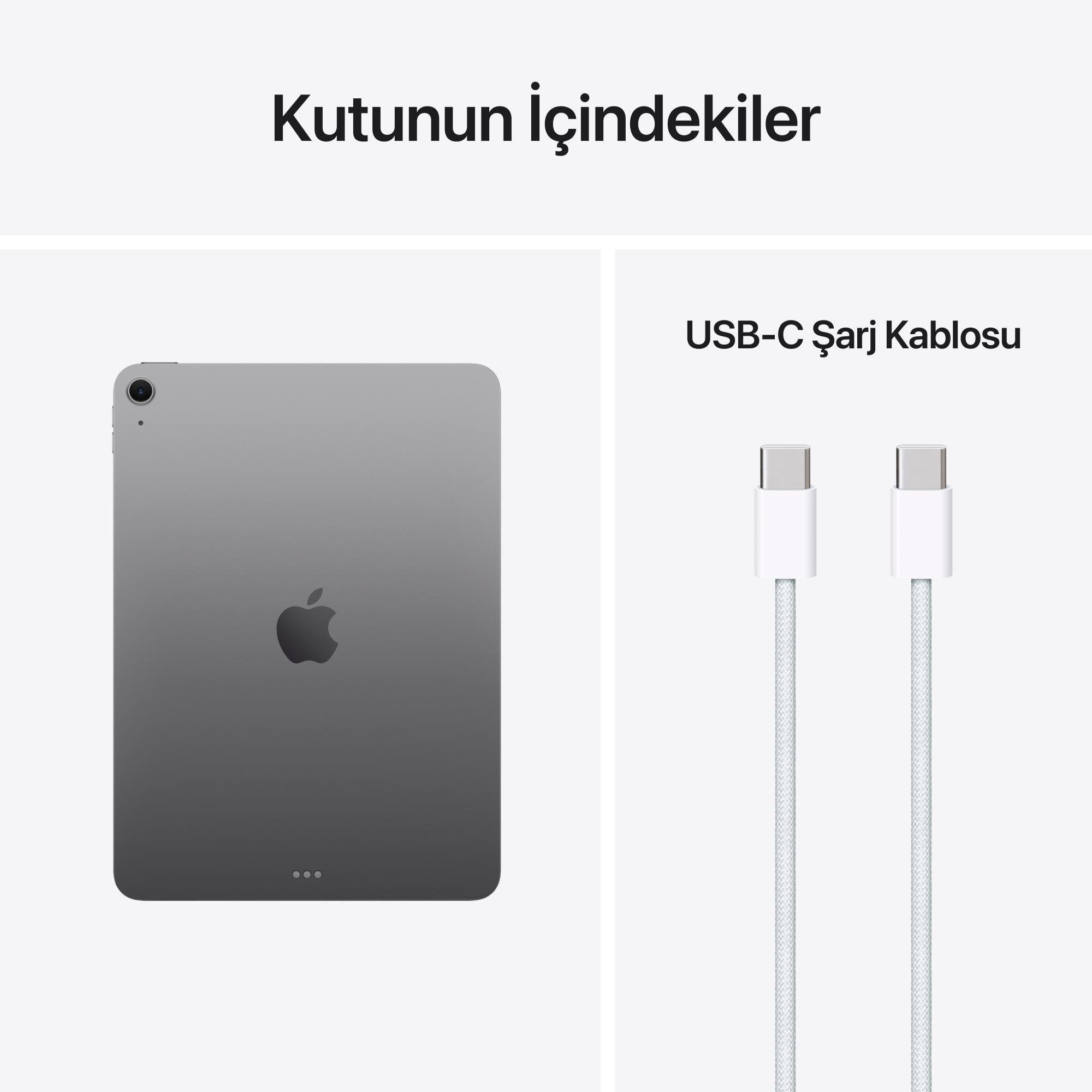 Apple 11 inç iPad Air M4 Wi-Fi 128GB Uzay Grisi MH304TU/A