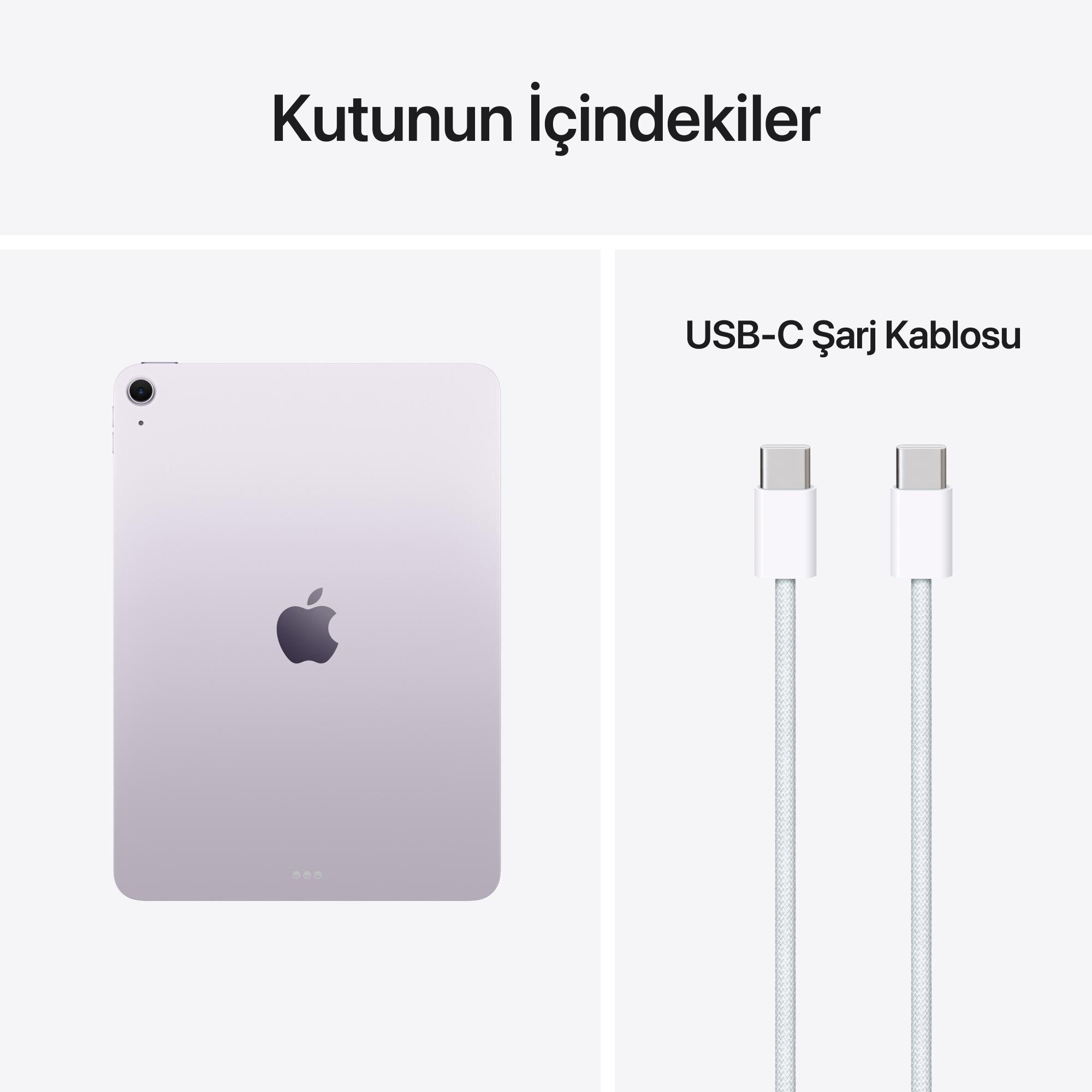 Apple 11 inç iPad Air M4 Wi-Fi 128GB Mor MH344TU/A
