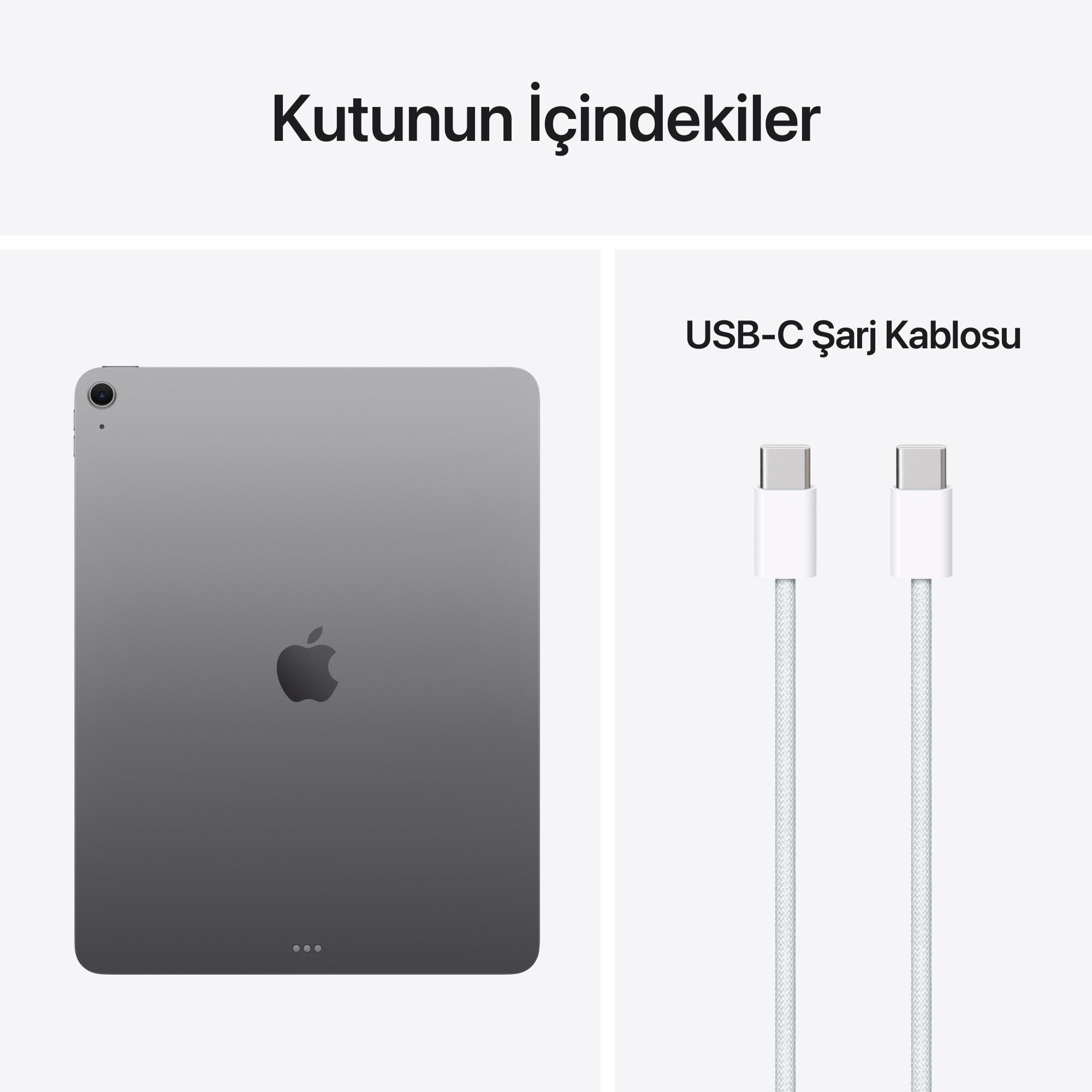 Apple 13 inç iPad Air M4 Wi-Fi 128GB Uzay Grisi MH5N4TU/A