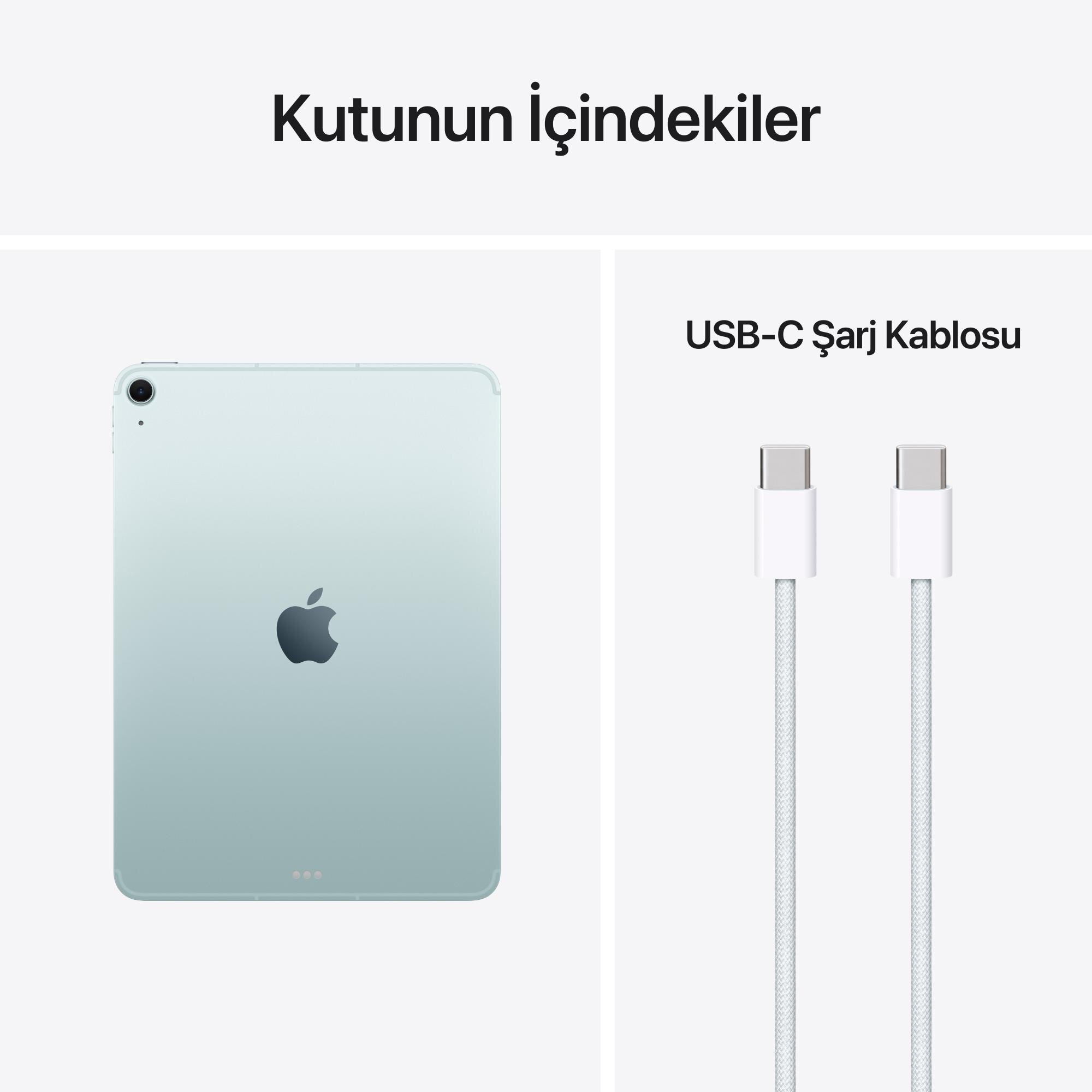 Apple 11 inç iPad Air M4 Wi-Fi + Cellular 1TB Mavi MH7N4TU/A