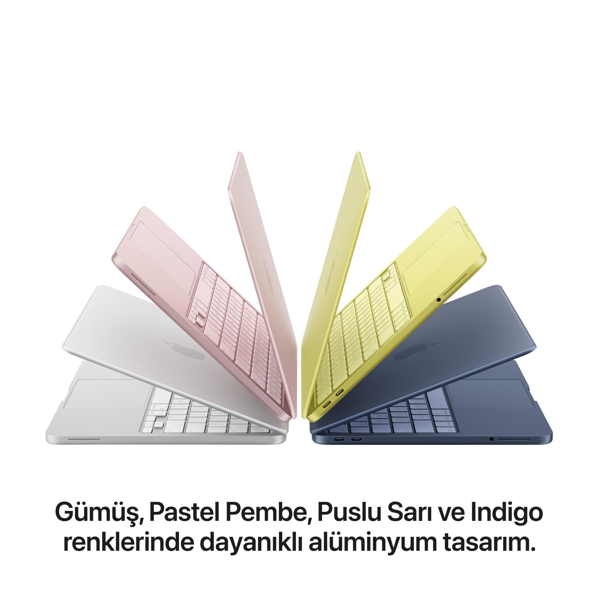 Apple MacBook Neo 13 inç A18 Pro Çip 6 Çekirdekli CPU 5 Çekirdekli GPU 8GB Bellek 512GB SSD Touch ID Gümüş MHFC4TU/A