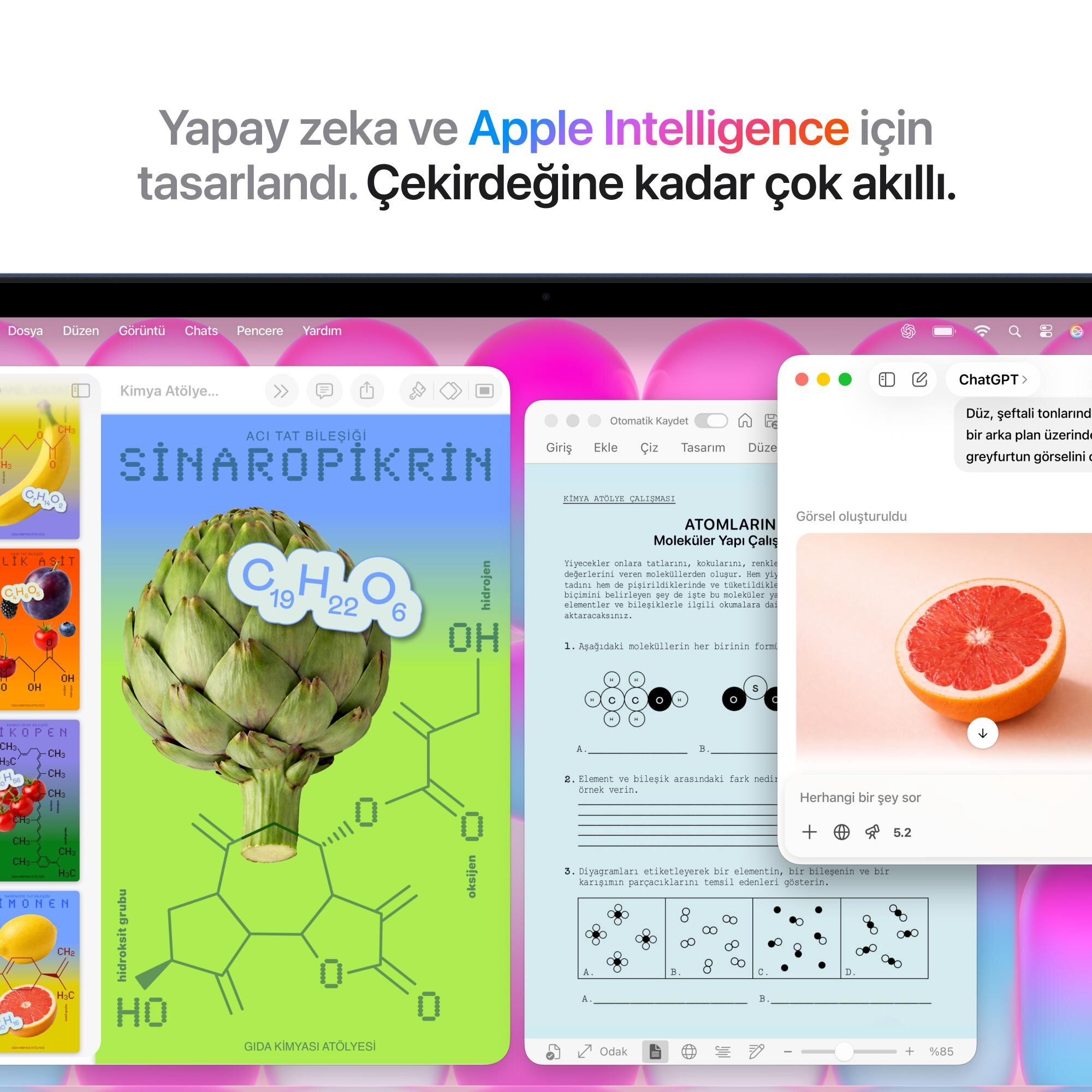 Apple MacBook Neo 13 inç A18 Pro Çip 6 Çekirdekli CPU 5 Çekirdekli GPU 8GB Bellek 512GB SSD Touch ID Indigo MHFG4TU/A