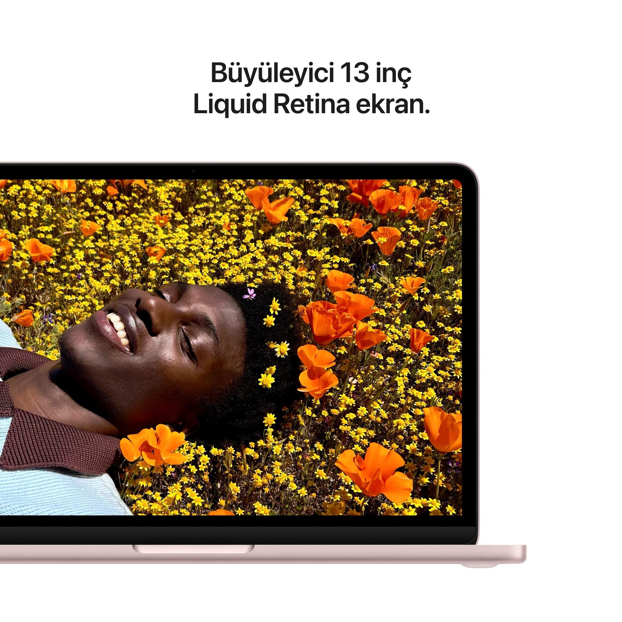 Apple MacBook Neo 13 inç A18 Pro Çip 6 Çekirdekli CPU 5 Çekirdekli GPU 8GB Bellek 256GB SSD Pastel Pembe MHFH4TU/A