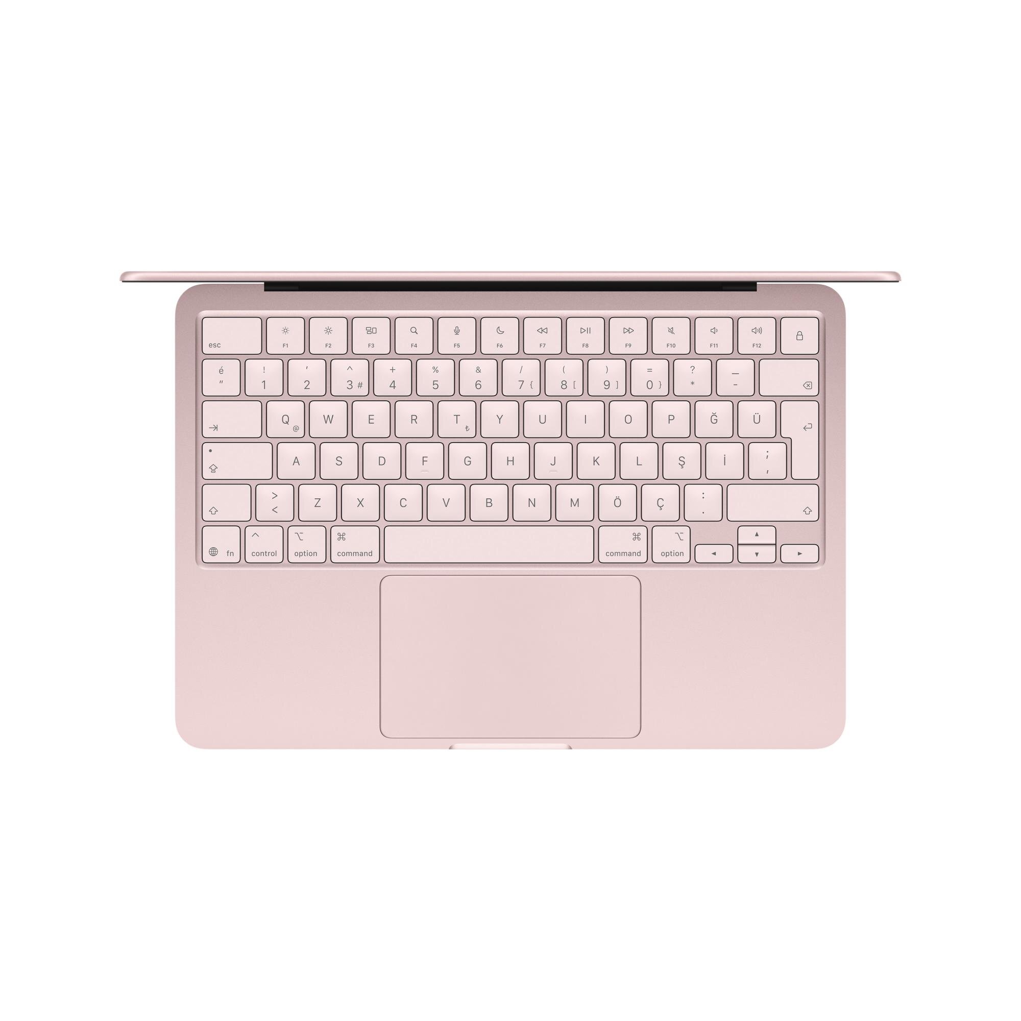 Apple MacBook Neo 13 inç A18 Pro Çip 6 Çekirdekli CPU 5 Çekirdekli GPU 8GB Bellek 256GB SSD Pastel Pembe MHFH4TU/A