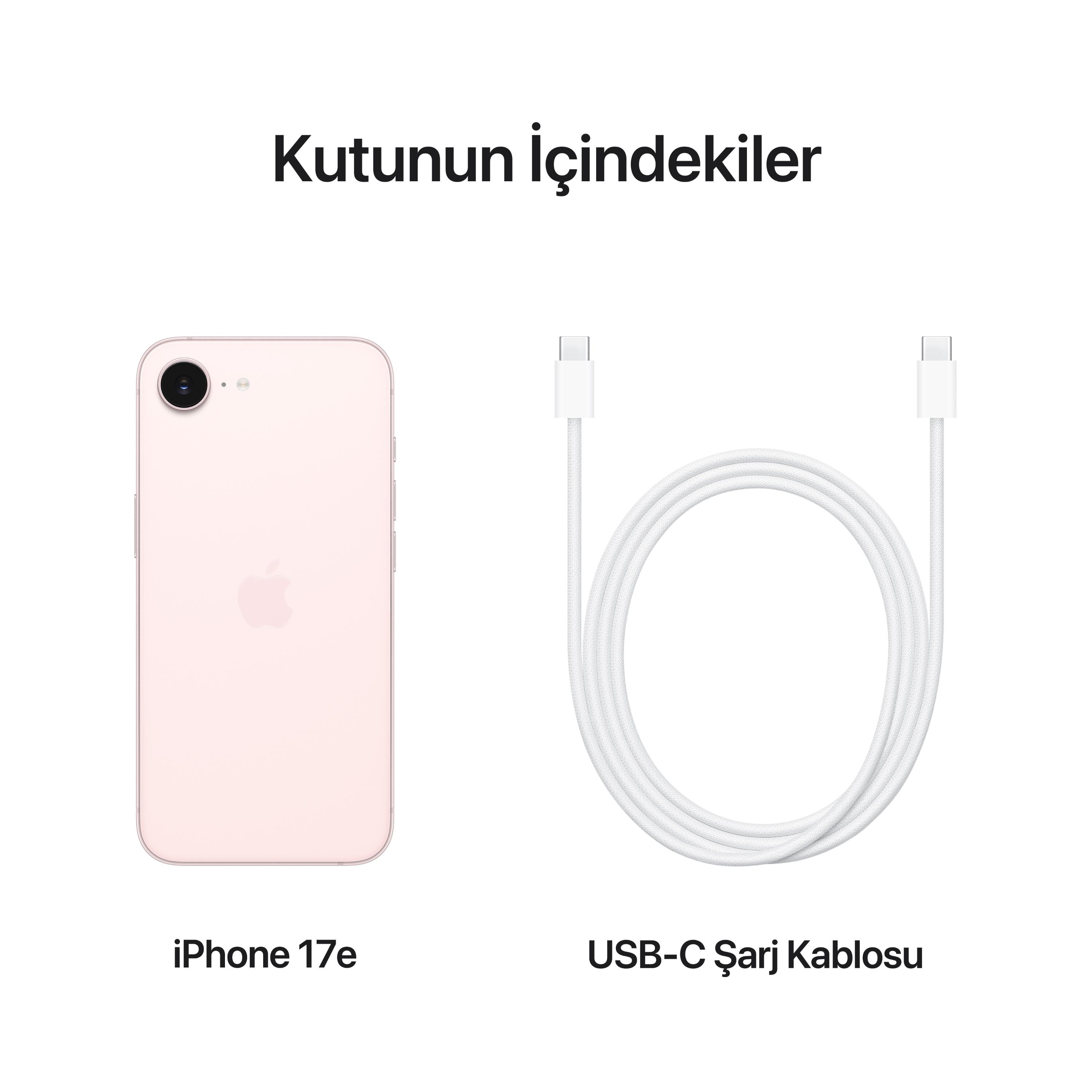 iPhone 17e 512GB Açık Pembe MHU34TU/A
