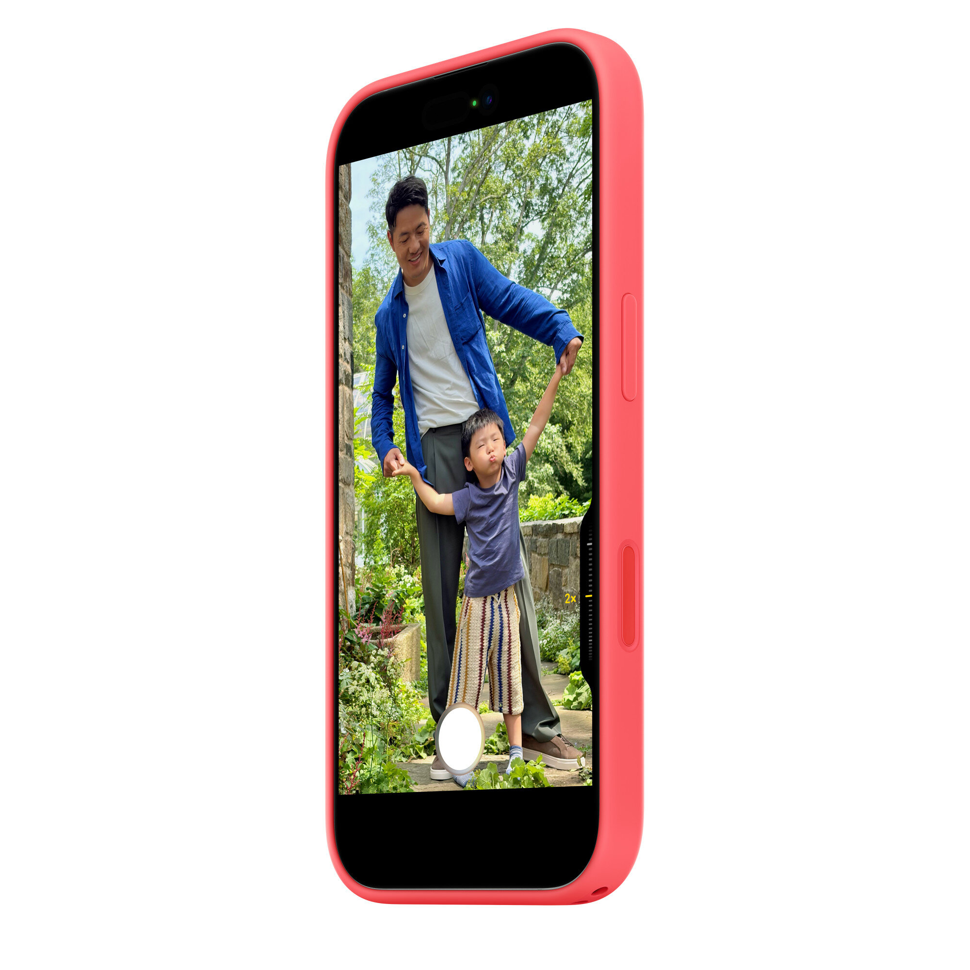 iPhone 17 için MagSafe özellikli Silikon Kılıf – Parlak Guava MHVQ4ZM/A