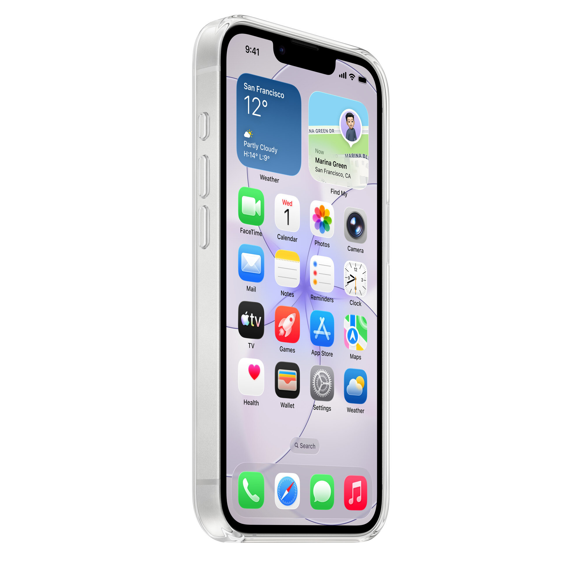 iPhone 17e için MagSafe özellikli Şeffaf Kılıf MHWC4ZM/A