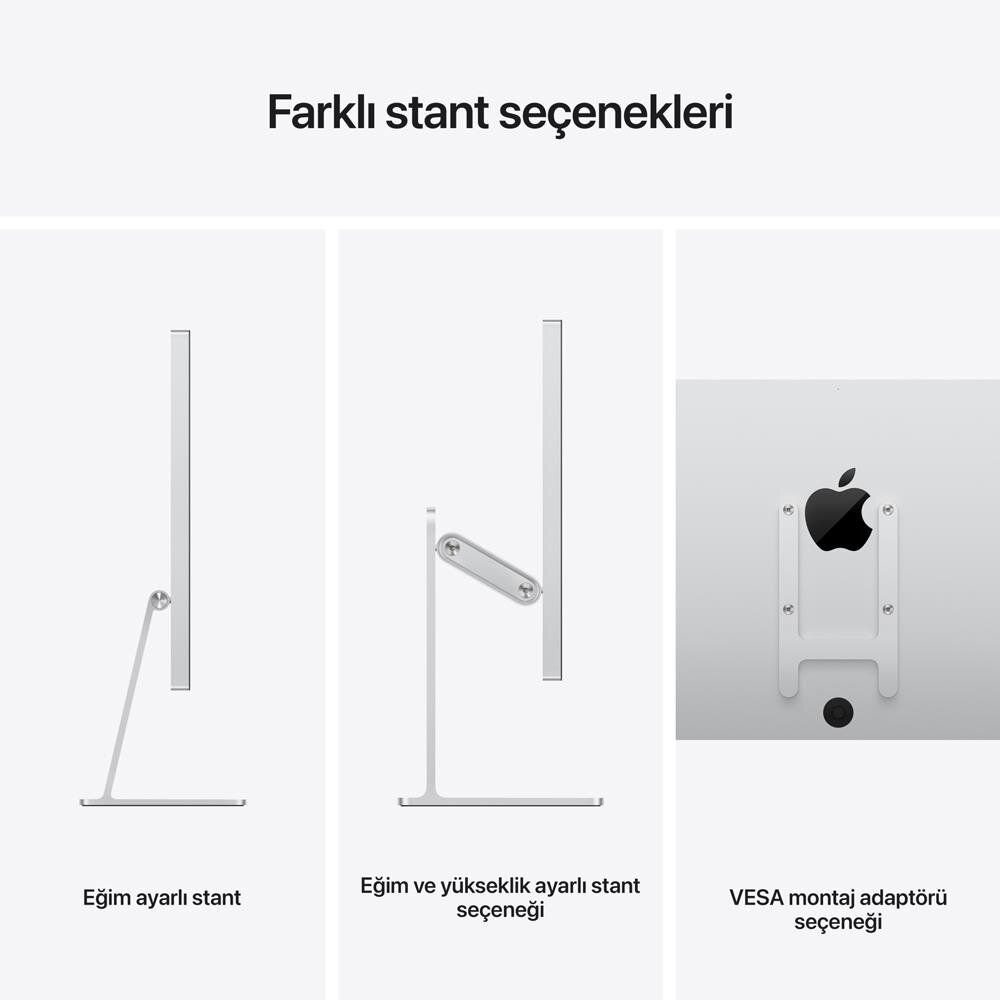 Teşhir - Apple Studio Display - Standart Cam - Eğimi Ayarlanabilir Stand MK0U3TU/A