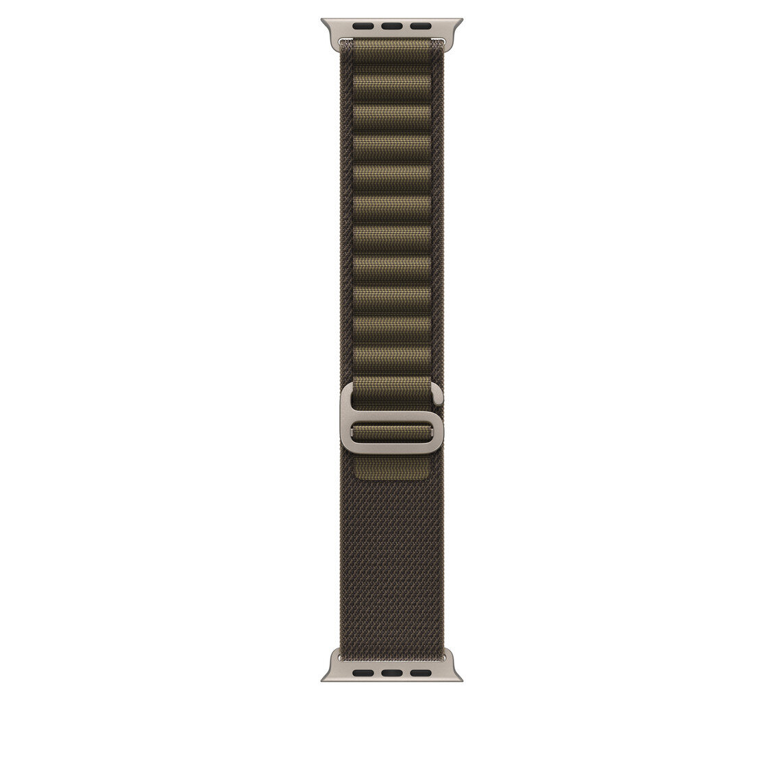 49 mm Koyu Zeytin Yeşili Alpine Loop - Büyük Boy - Natürel Titanyum MK7C4ZM/A