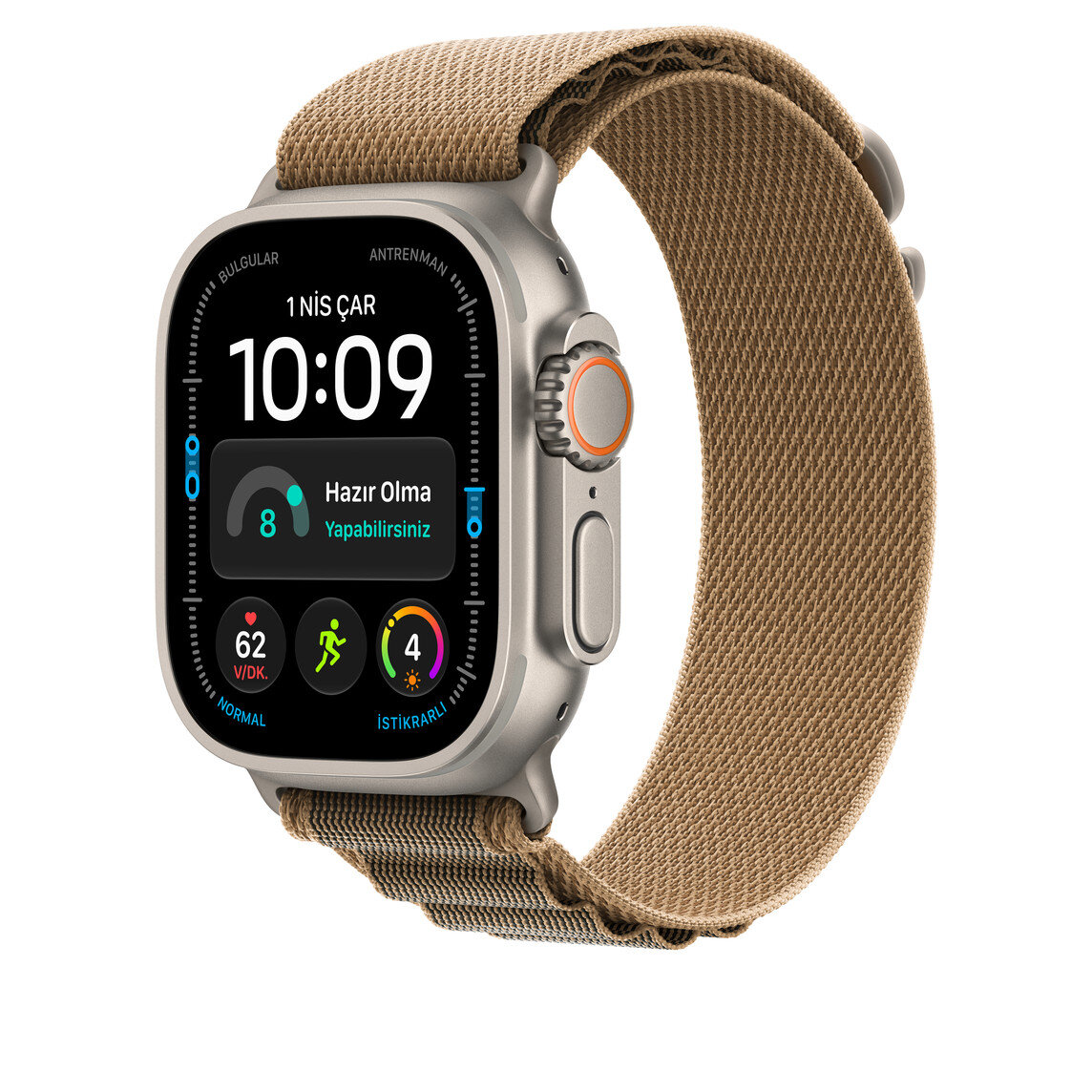 49 mm Çöl Rengi Alpine Loop - Küçük Boy - Natürel Titanyum MK7G4ZM/A