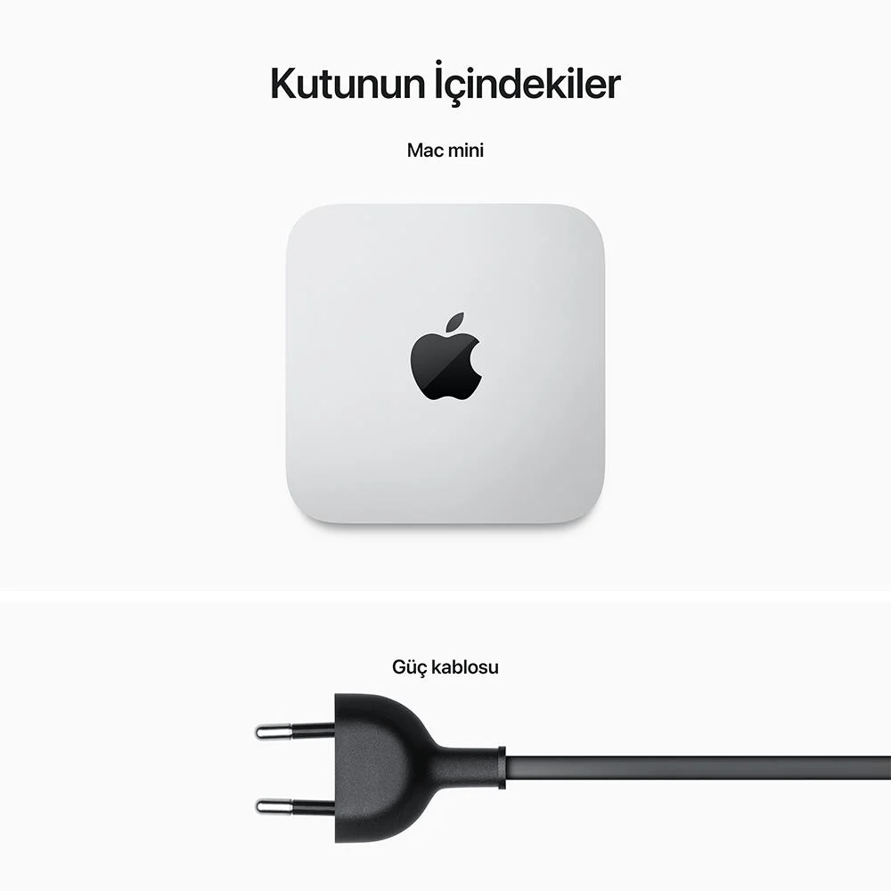 Apple Mac mini M2 Pro çip 10-çekirdekli CPU ve 16-çekirdekli GPU, 512GB SSD - Gümüş MNH73TU/A