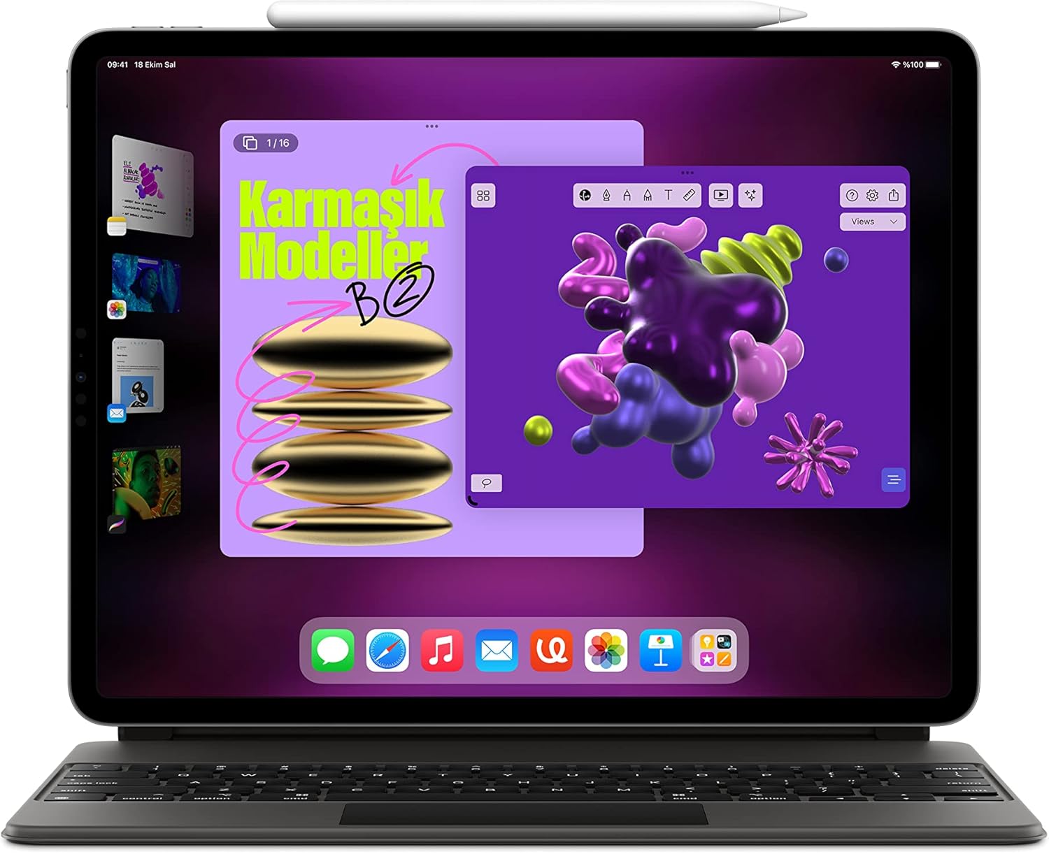 Apple 11 inç iPad Pro Wi-Fi 2TB - Uzay Grisi MNXM3TU/A MNXM3TU/A