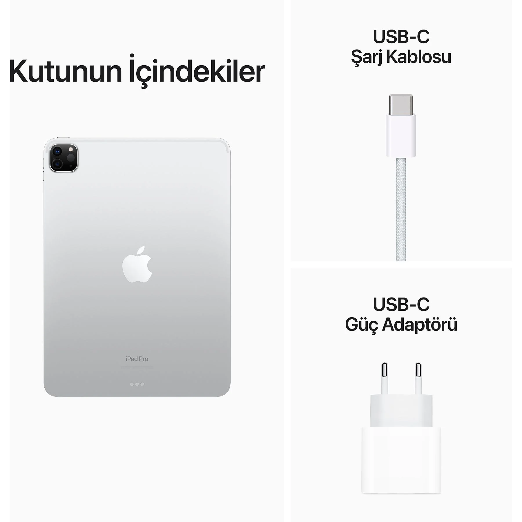 Apple 11 inç iPad Pro Wi-Fi 2TB - Gümüş MNXN3TU/A MNXN3TU/A