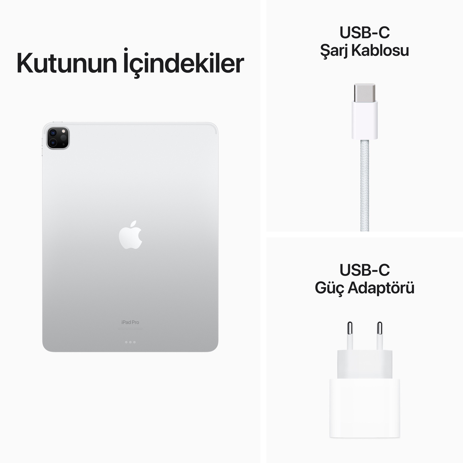 Apple 12.9 inç iPad Pro Wi-Fi 512GB - Gümüş  MNXV3TU/A