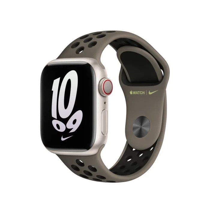 Apple Watch 41mm Olive Grey/Black Nike Spor Kordon MPGT3ZM/A
