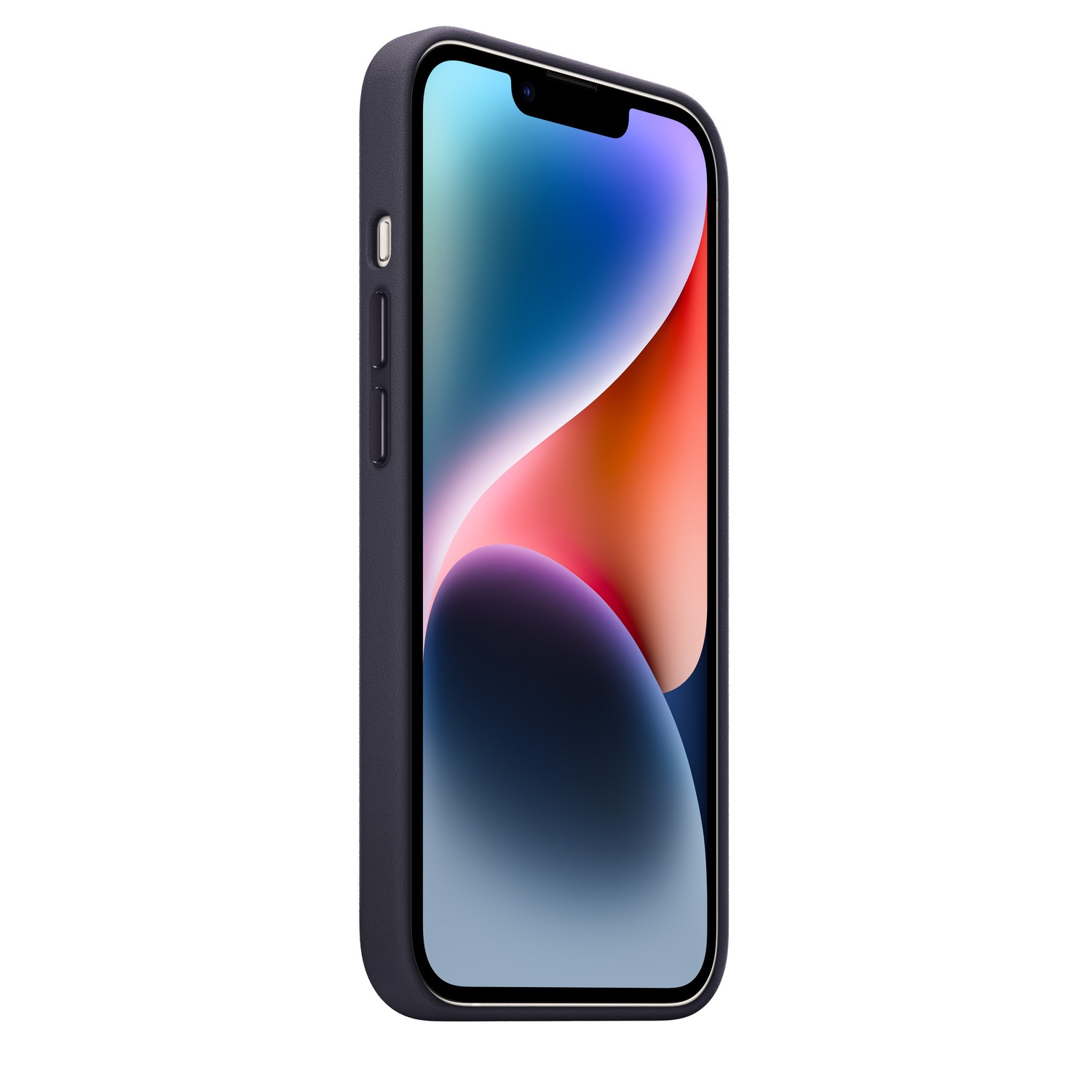 iPhone 14 için MagSafe özellikli Deri Kılıf - Mürekkep Moru MPP63ZM/A