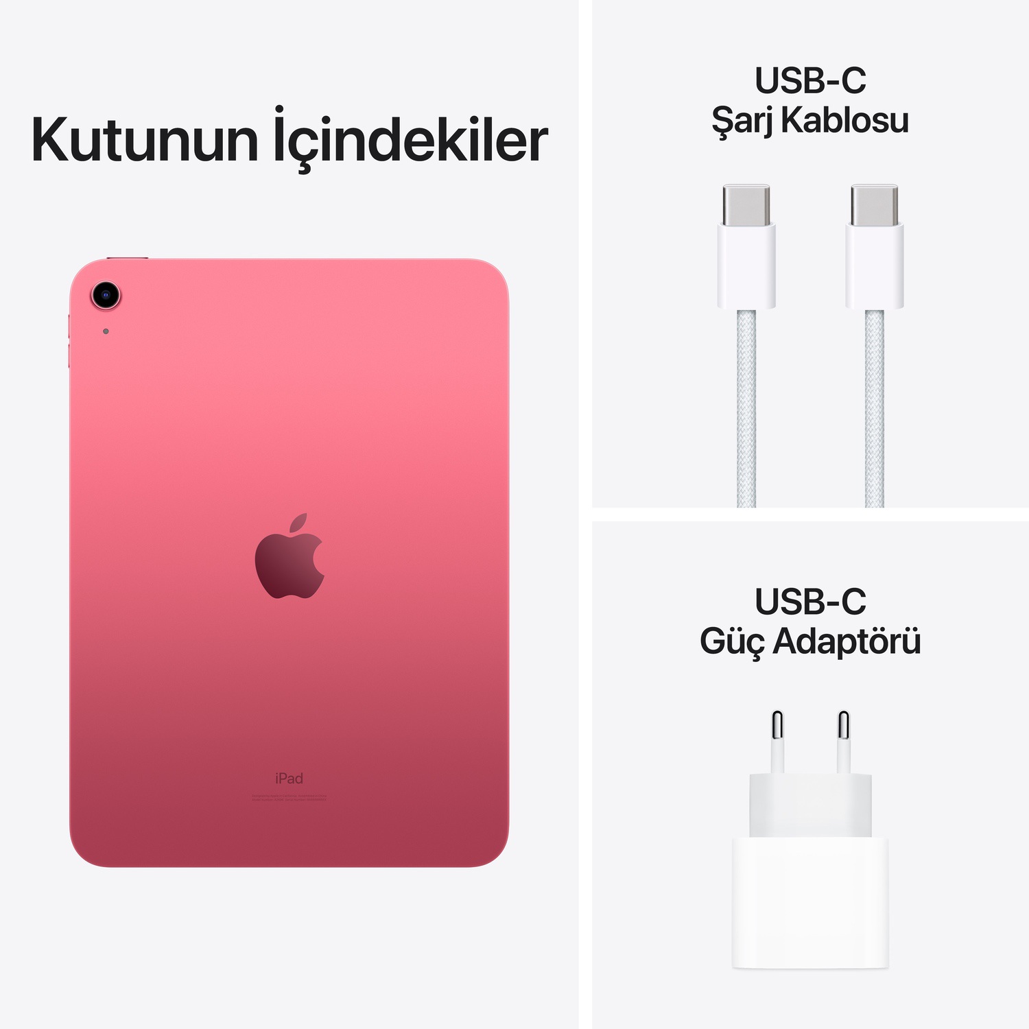 Apple 10.9 inç iPad Wi-Fi 64GB - Pembe MPQ33TU/A MPQ33TU/A