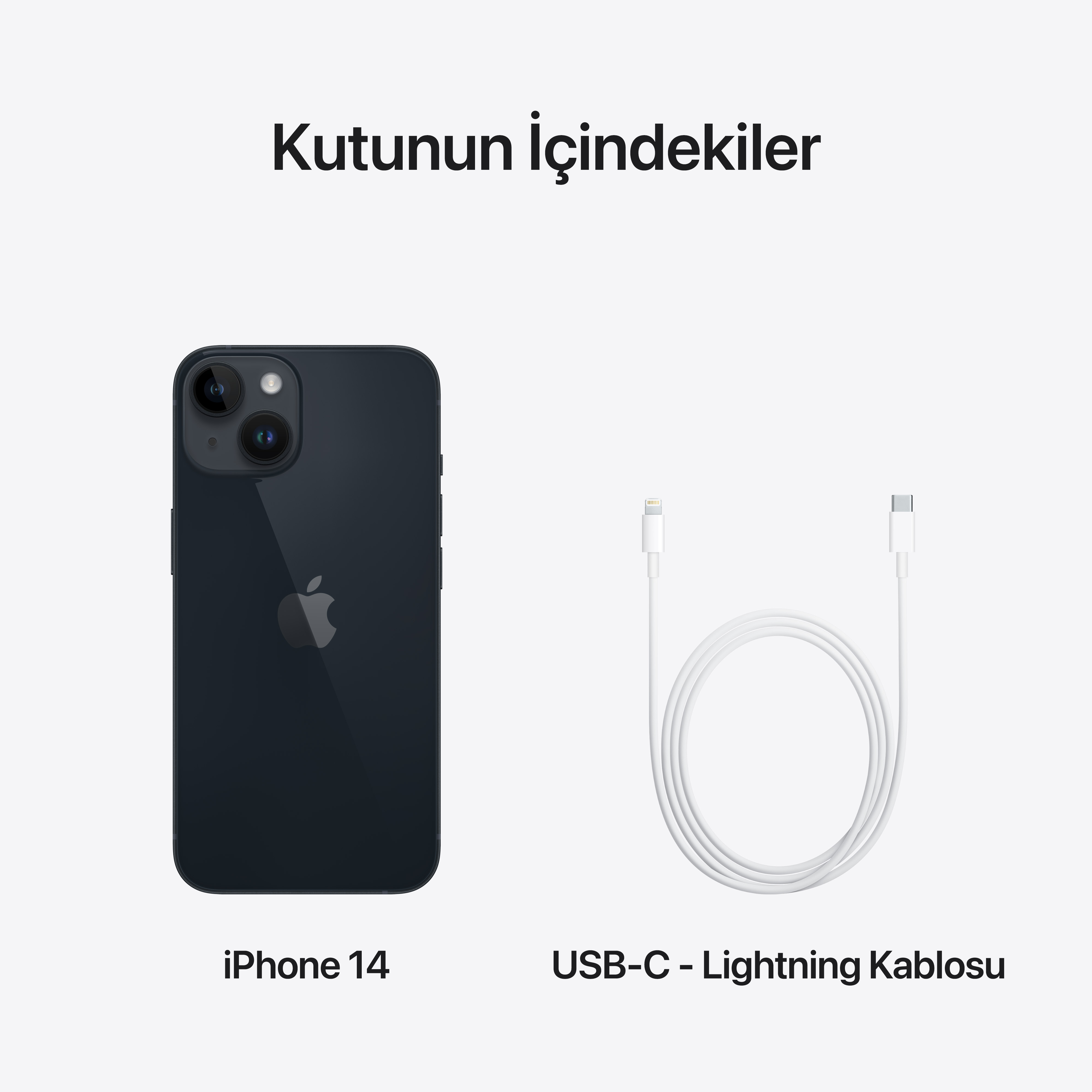 Apple iPhone 14 128GB Gece Yarısı  MPUF3TU/A
